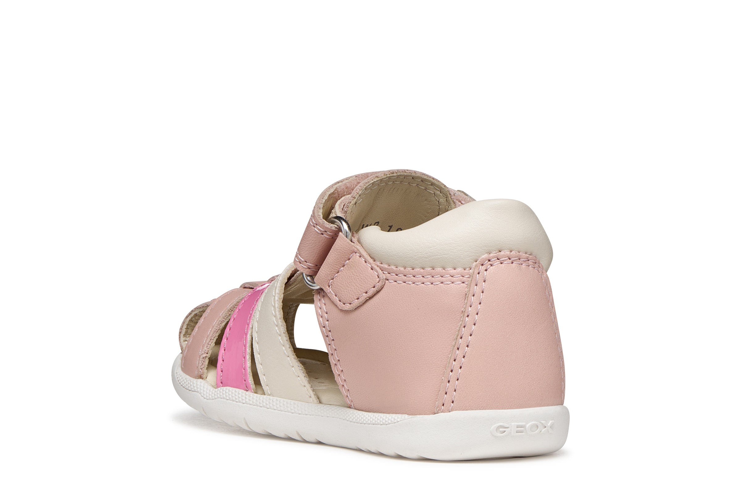 Geox Lauflernschuh »B SANDAL MACCHIA GIR«  Babyschuh mit Klettverschluss, Grössenschablone zum Download