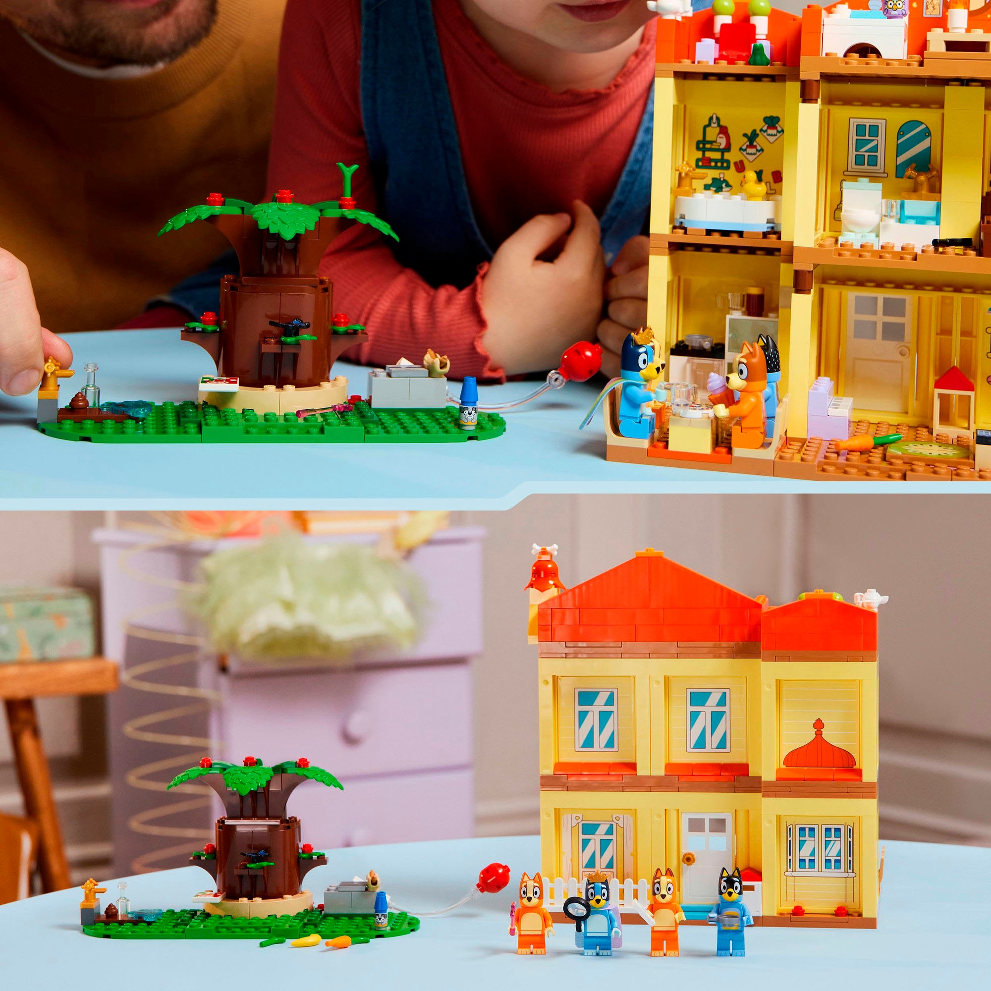 LEGO® Konstruktionsspielsteine »Blueys Haus (11203), LEGO Bluey« Made in Europe