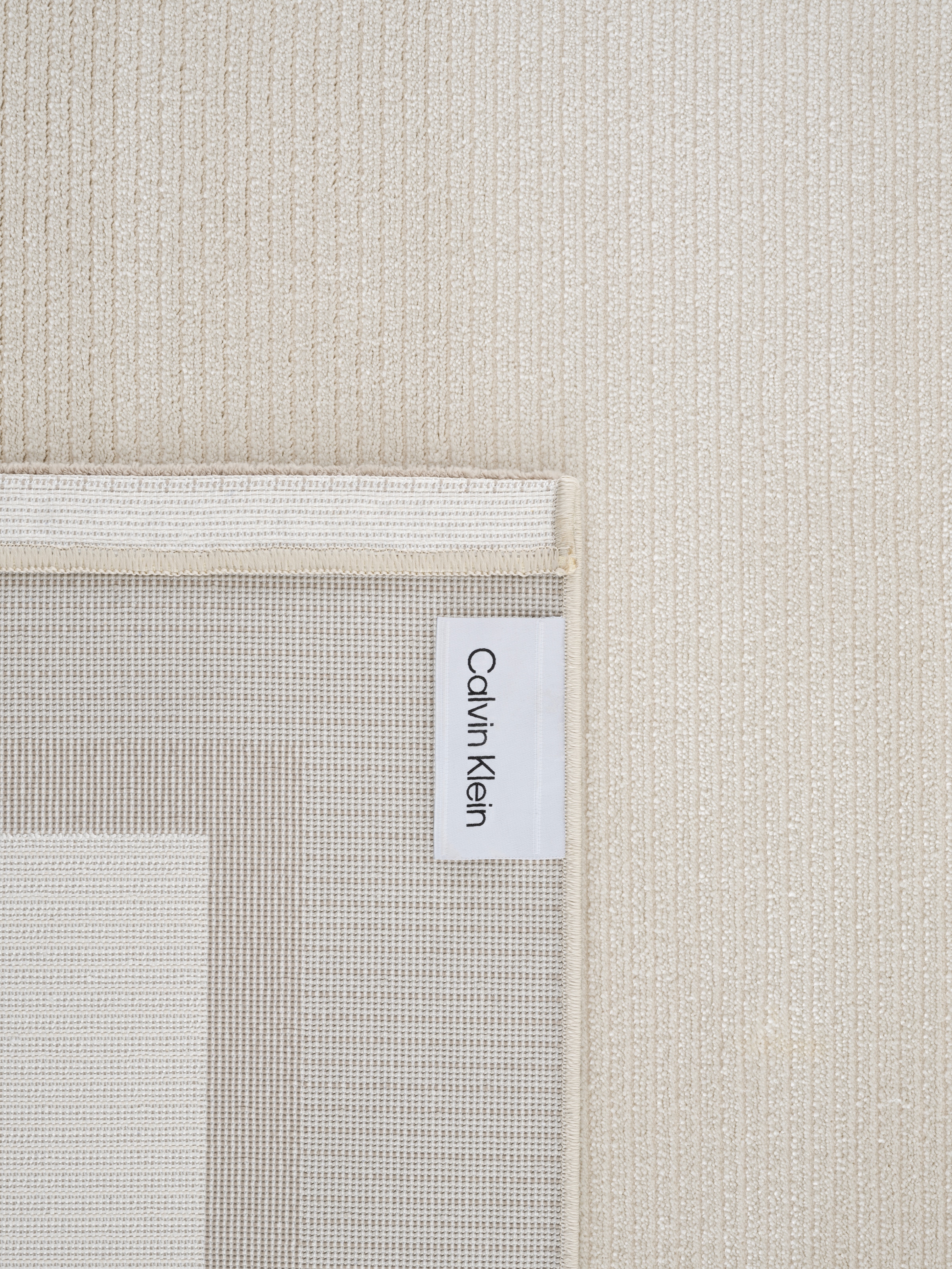 Calvin Klein home Tapis »Dark Pulse, mit Rahmen, Designerteppich« Rectangulaire 6 mm Höhe design élégant, salon, chambre, salle à manger