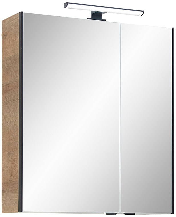 Saphir 1100000002199 »Quickset 395 5-teilig, Waschbeckenunterschrank mit LED-Spiegelschrank« 5 cuis tlg.