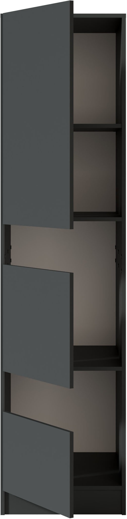 BASIC by Balculina Wäscheschrank »Washhome B/T/H 50x200x68 cm« 1 Stk. tlg. Breite 50cm, höhenverstellbare Metallfüsse