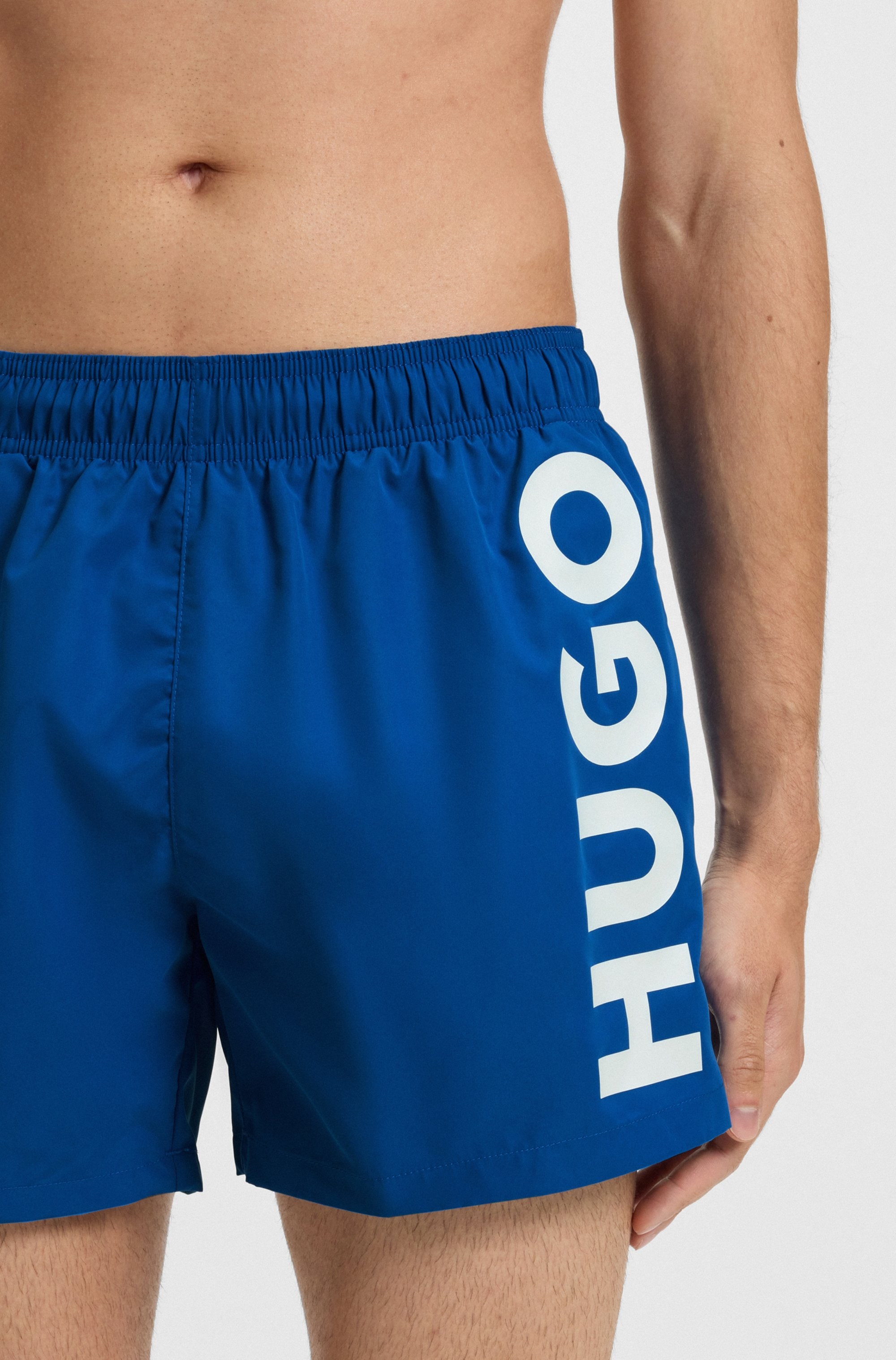 HUGO Underwear Short de bain »ABAS« seitlich mit grossem HUGO Logo-Print