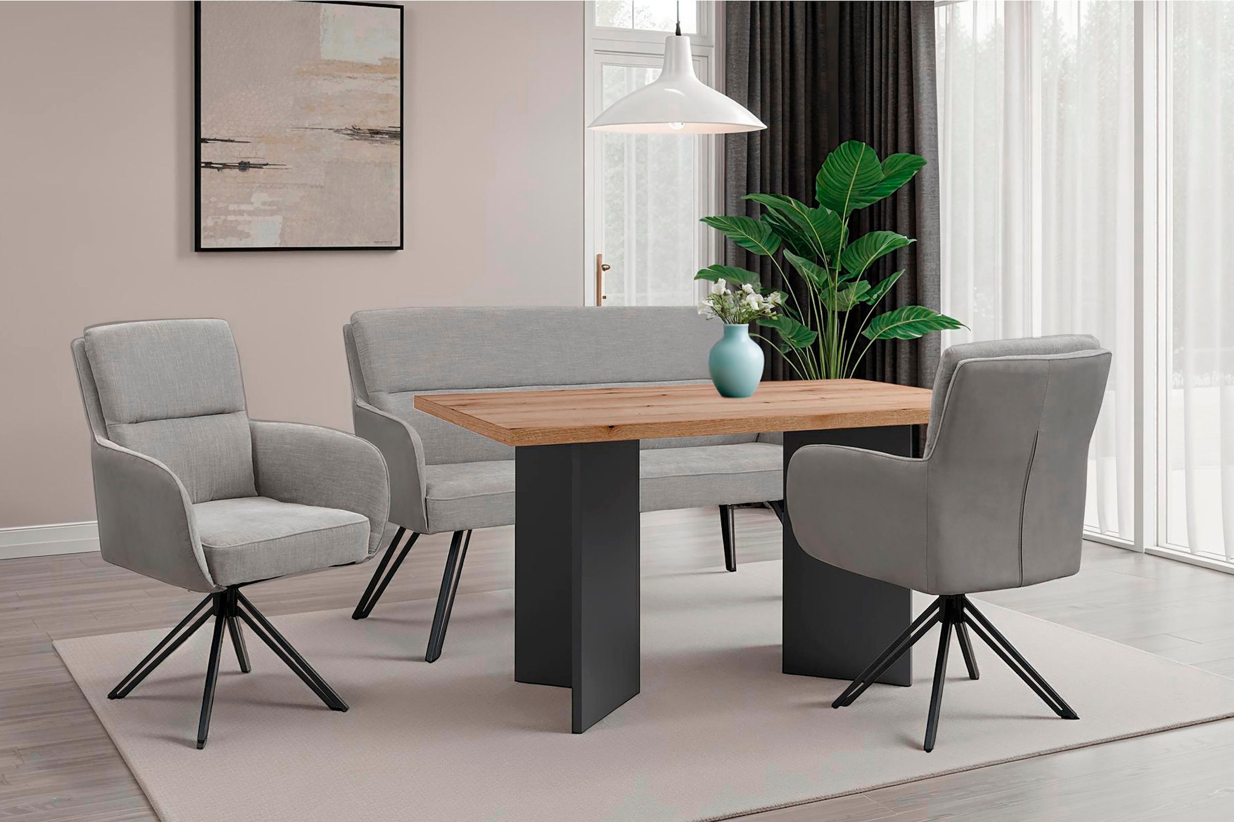 byLIVING Banc »Tino« 1 cuis tlg. mit Federkernpolsterung in 140 oder 160cm, hochwertige Polsterbezüge