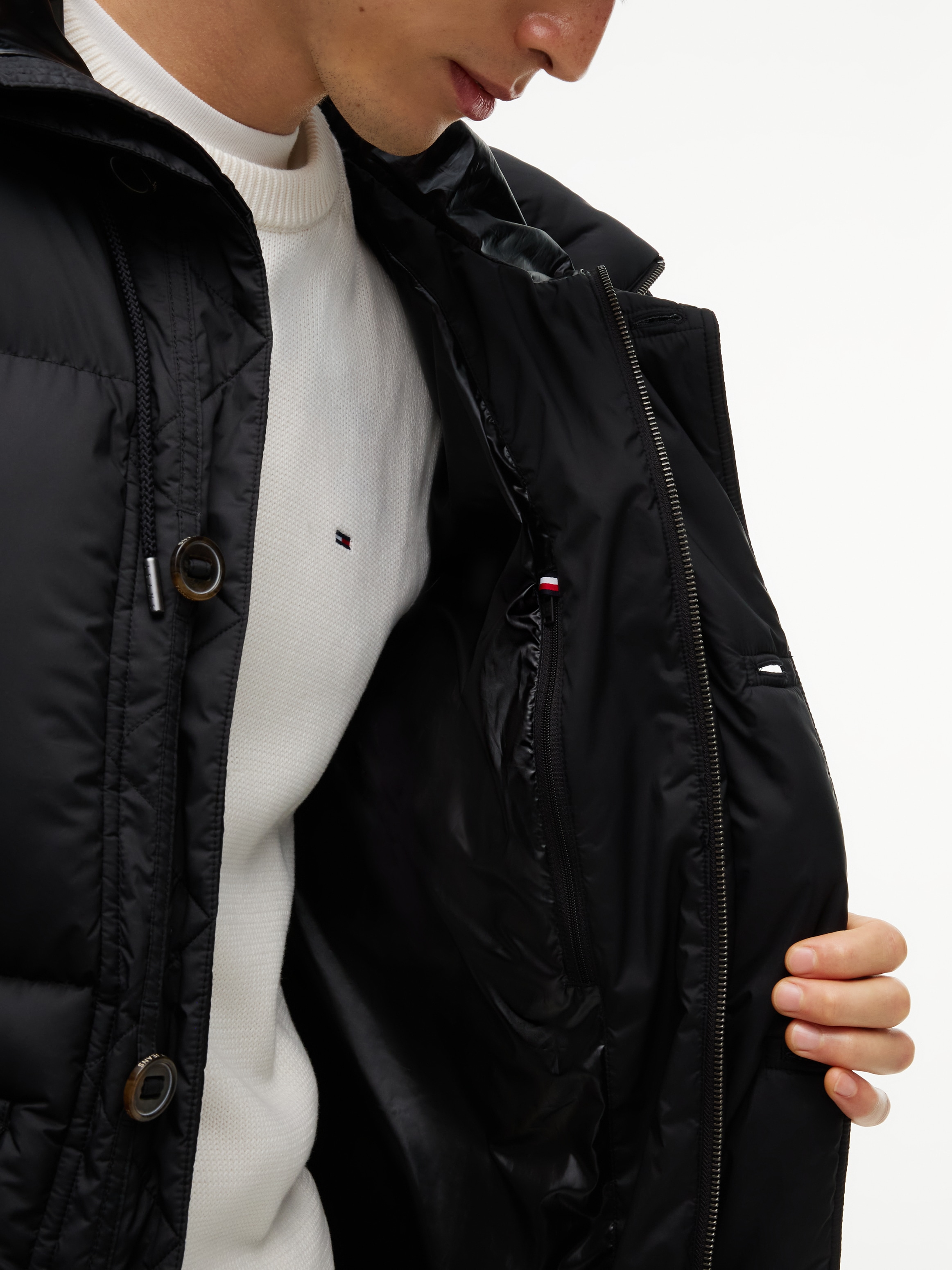 Tommy Jeans Parka »TJM WORKWEAR HOODED PARKA« avec capuche  coupe décontractée, rembourré