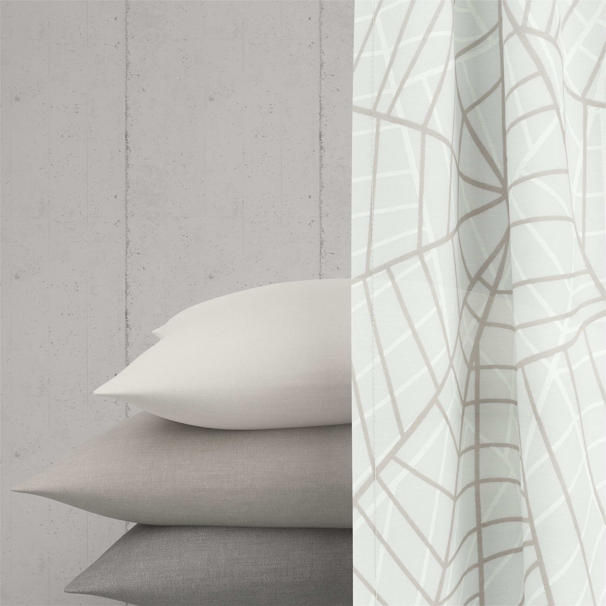 Neutex for you! Vorhang »SIMPLY« Ösen 1 Stk. tlg. Druckstoff mit Grafikdesign