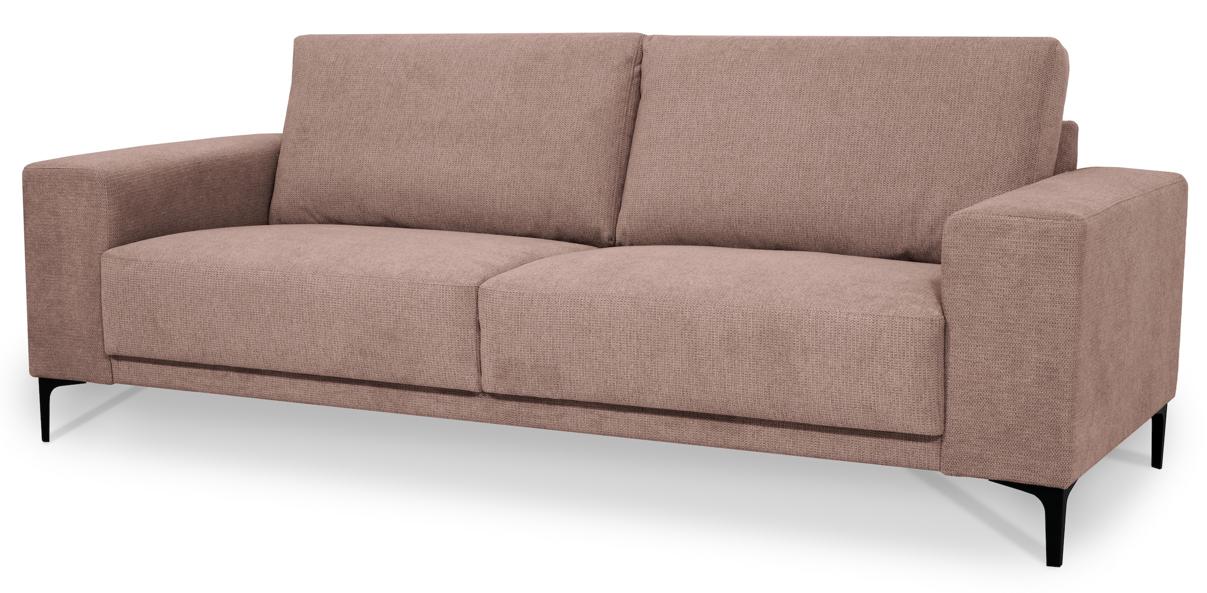 GOODproduct 3-Sitzer »Xander« Breite 224 cm, Soft-Touch Chenille, schwarze Metallfüsse