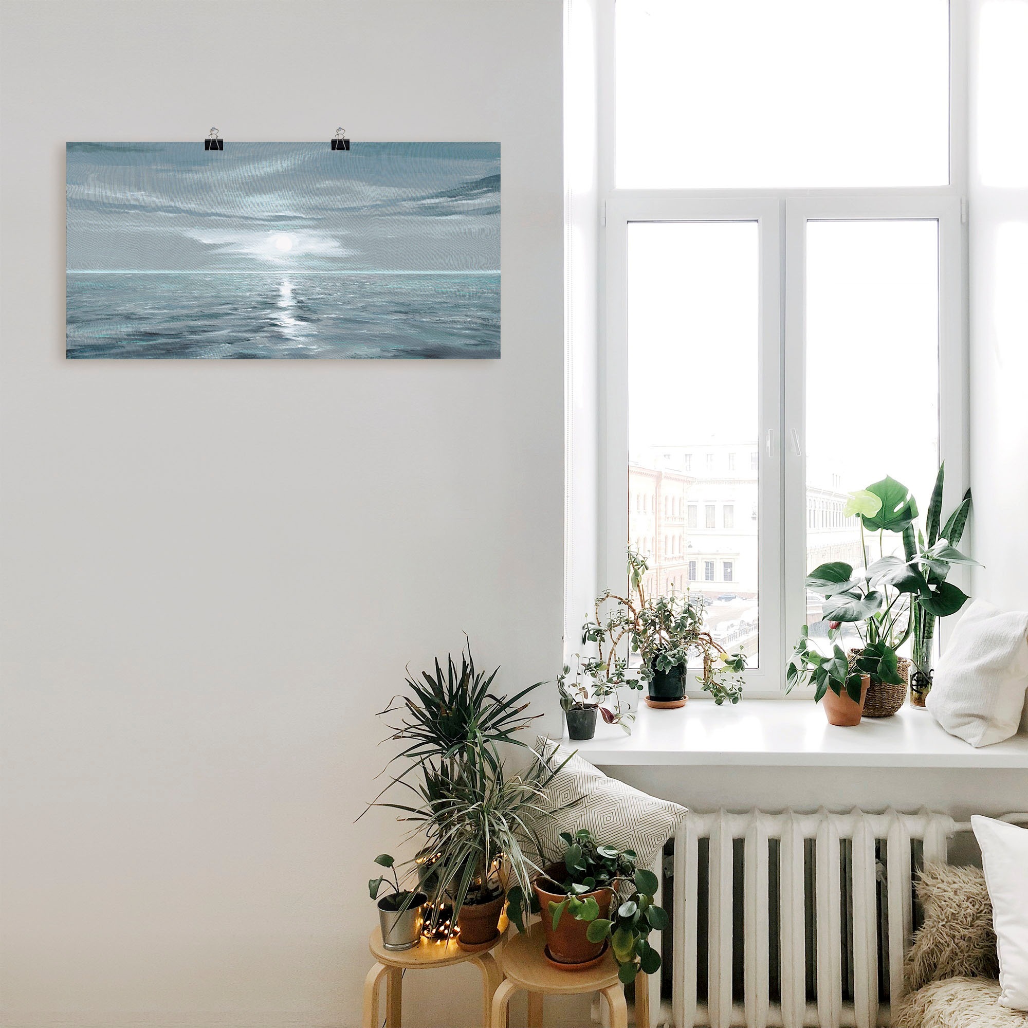 Artland Fresque murale »Eisblaues Meer« 1 cuis tlg. als Leinwandbild, Poster in verschied. Grössen