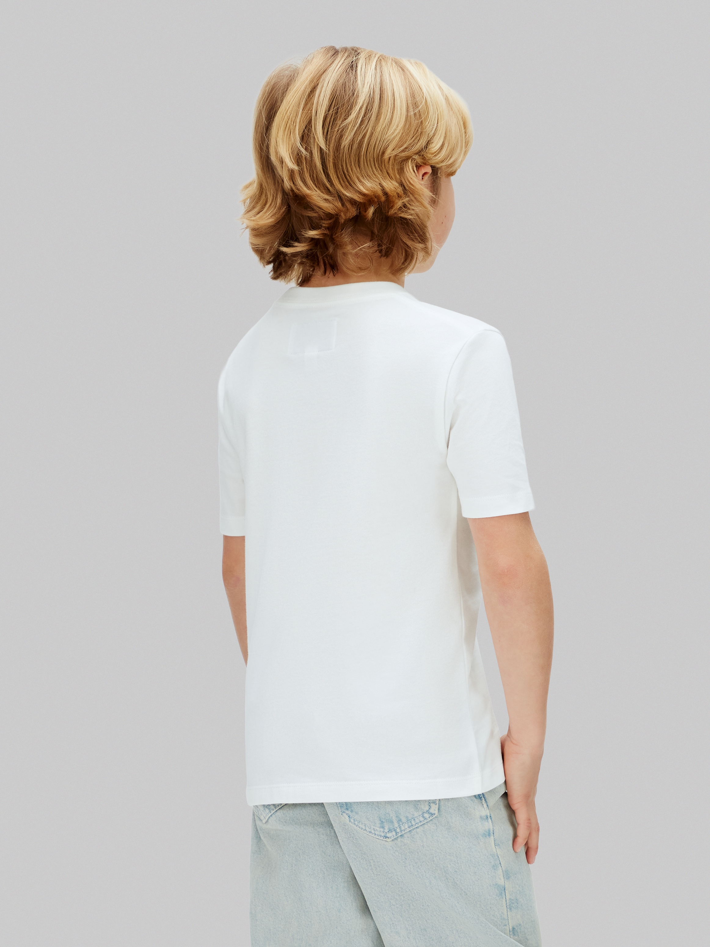 Calvin Klein Jeans T-shirt »PERFORATION T-SHIRT« Regular fit für Kinder mit Markenprint