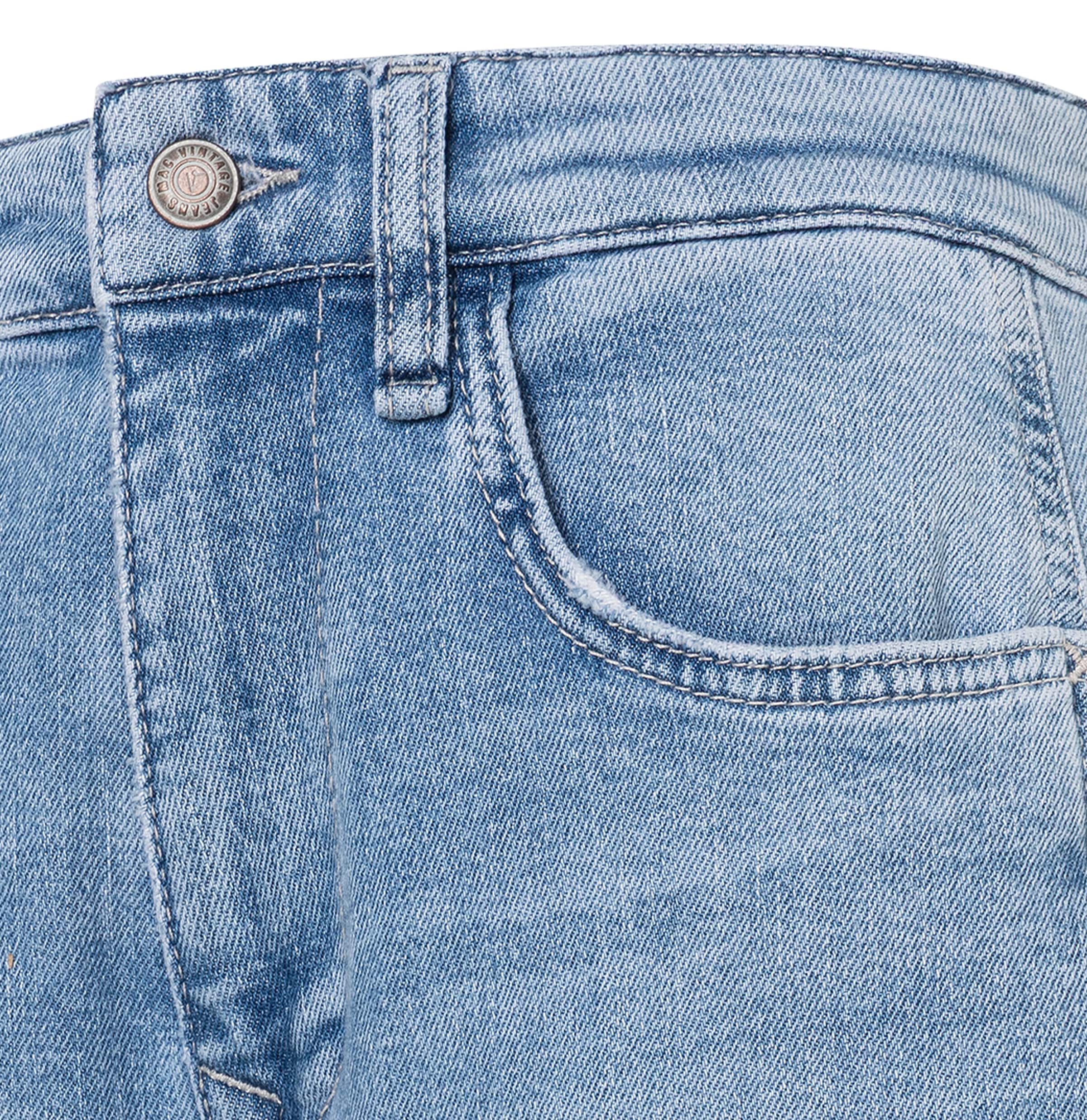 MAC Jeans à 5 poches »OHIO Barrel« coupe Barrel Fit, détail couture au niveau des genoux