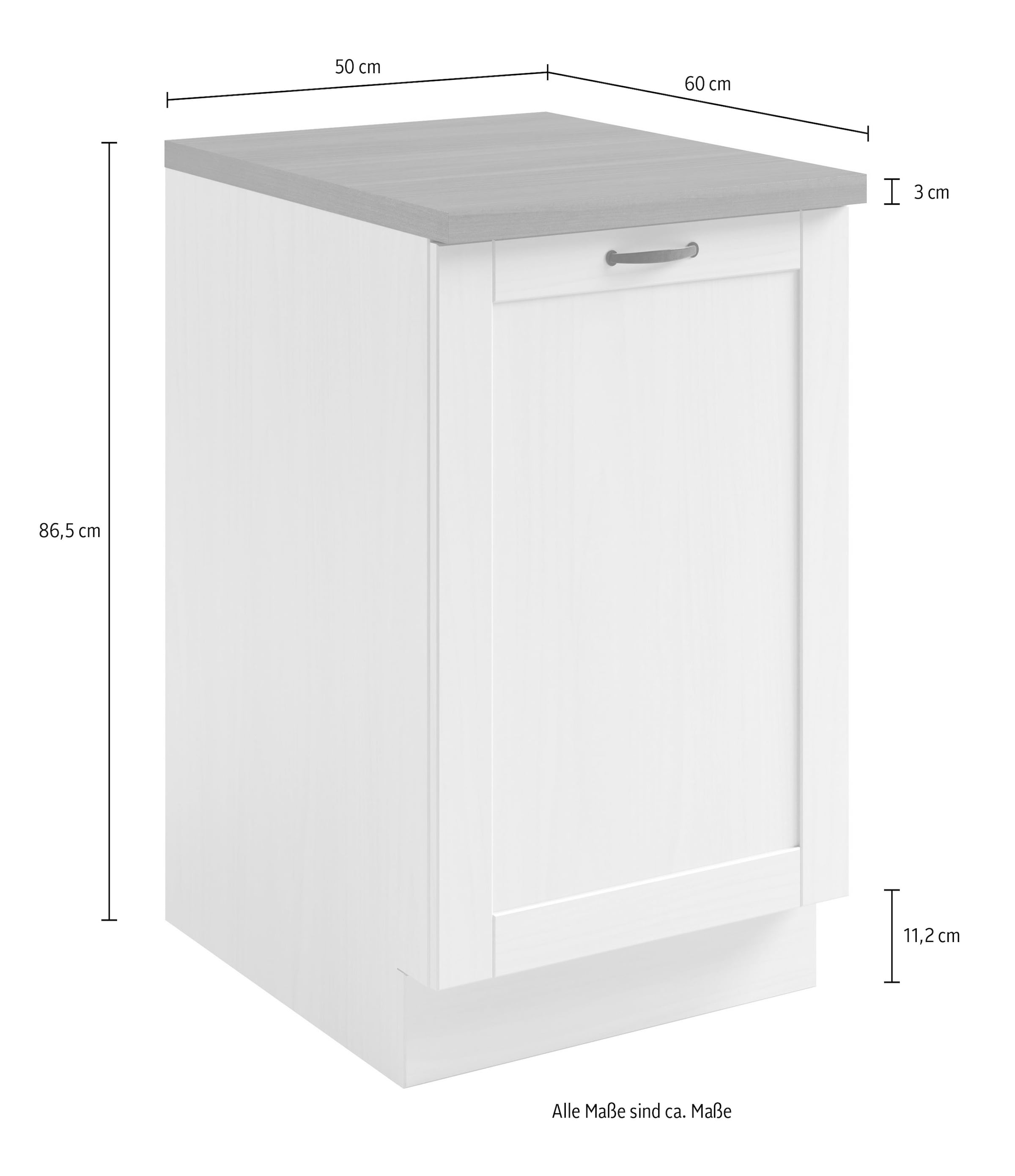 Home affaire Armoire basse »Teramo« Breite 50 cm, 1 Tür, 1 Einlegeboden