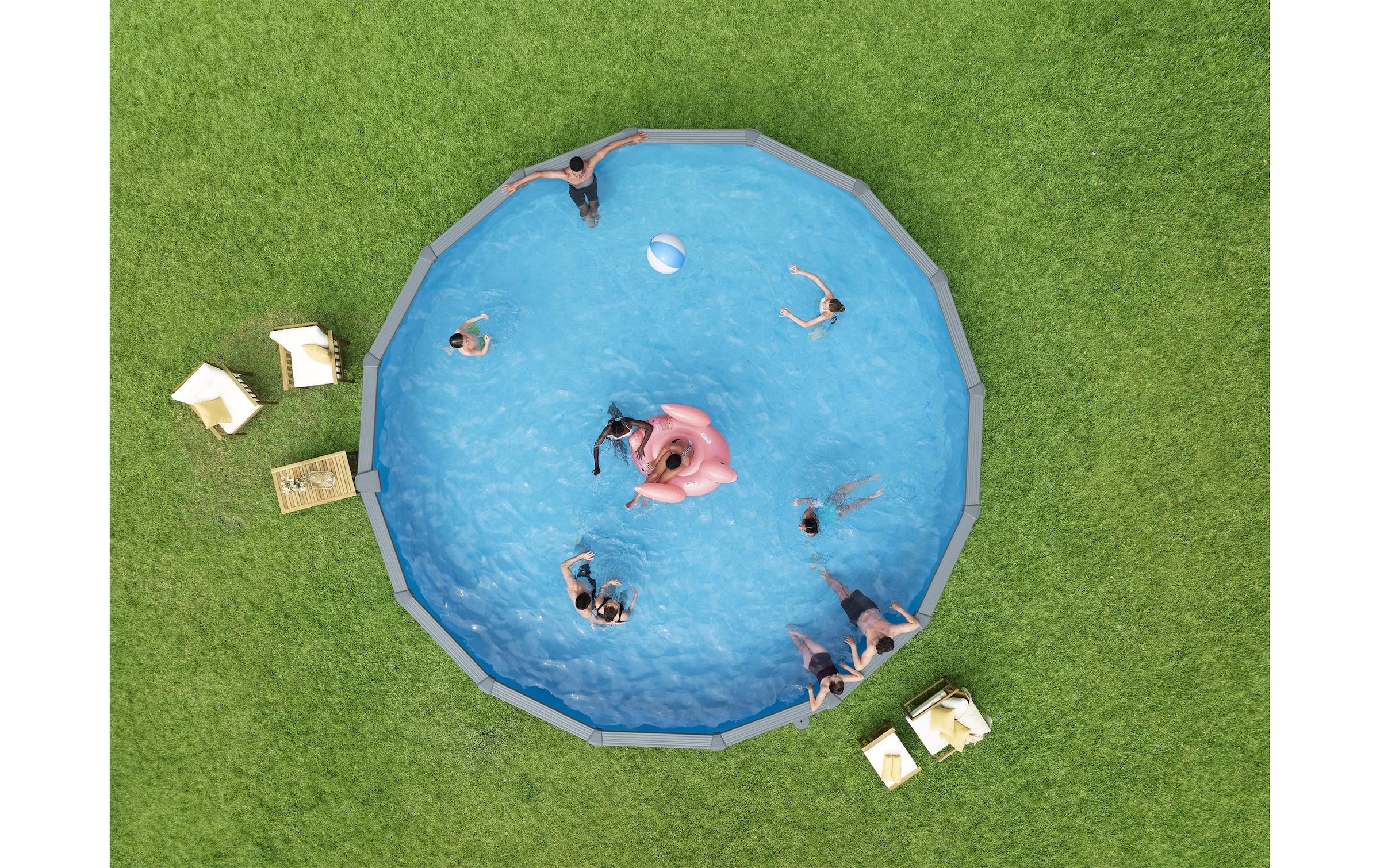 Bestway Piscine »Hydrium Komplett-Set 732 x 132 cm«