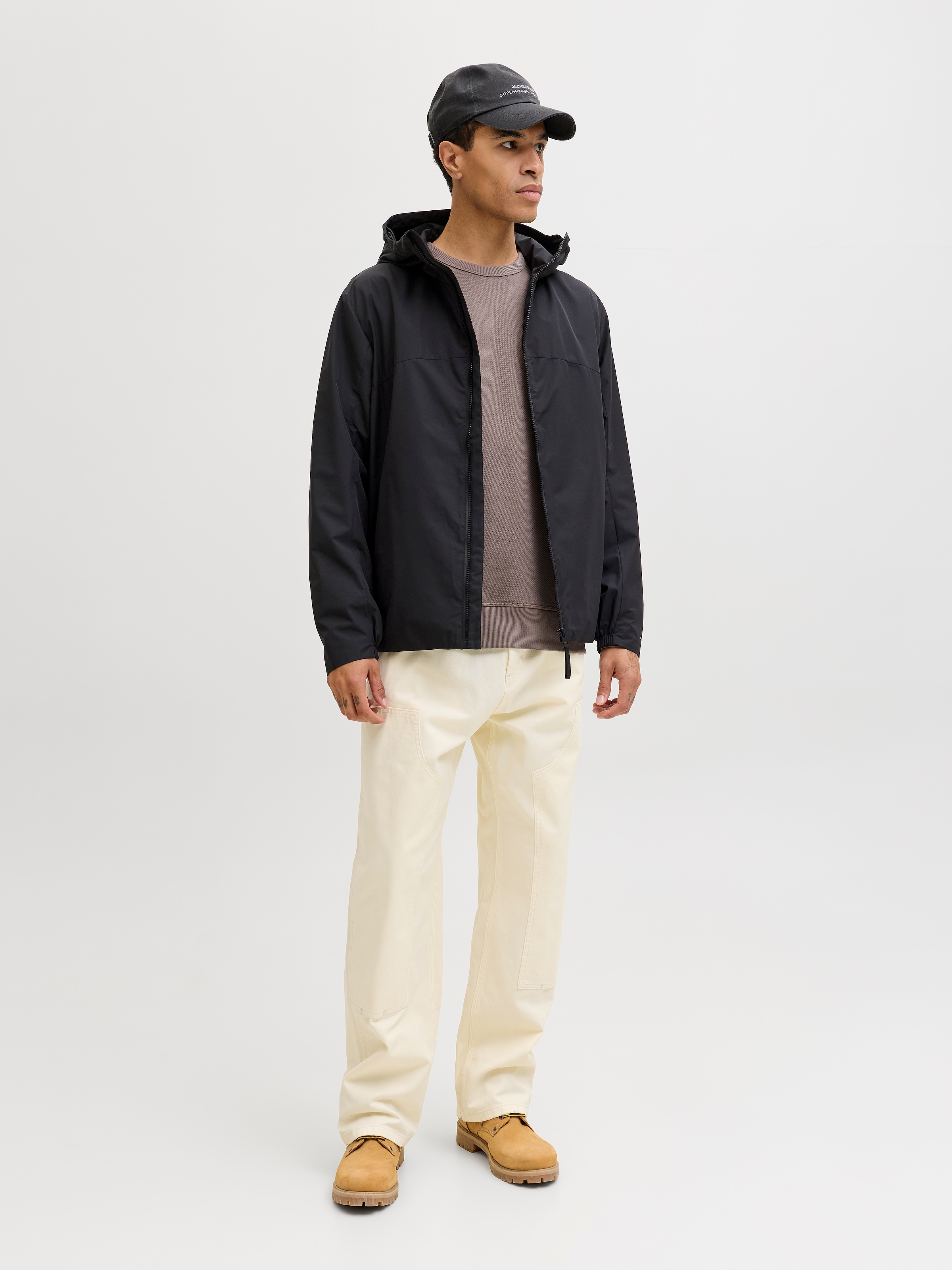 Jack & Jones Veste courte »JJESOHO LIGHT JACKET SN« mit Kapuze mit Kapuze