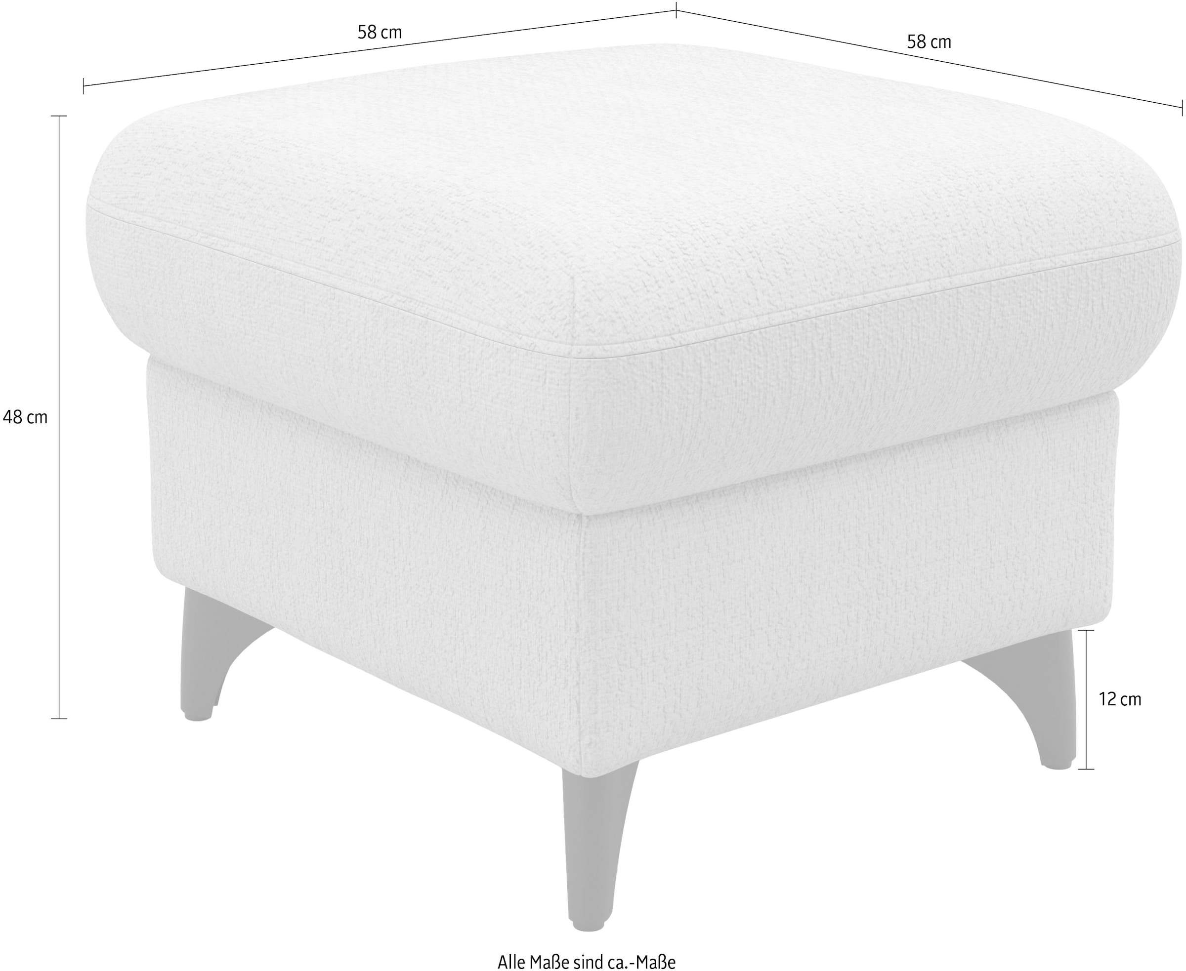 sit&more Tabouret rembourré »Glendale« mit Stauraum