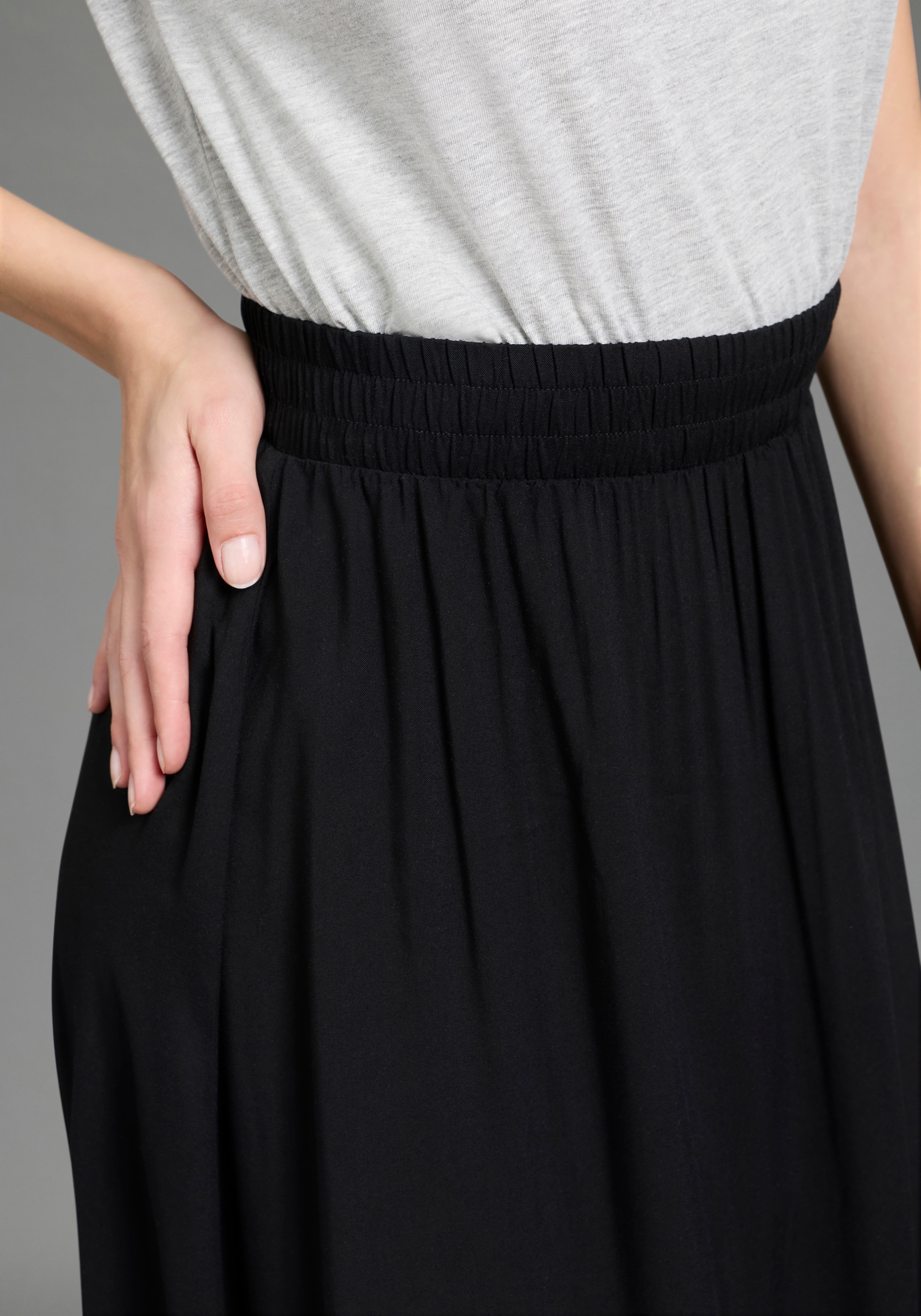 Laura Scott Maxirock mit bequemem Komfortbund und Gummizug