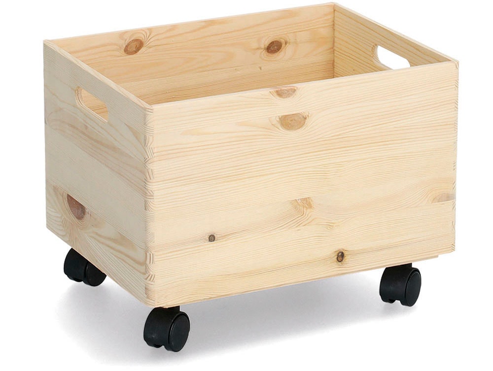 Zeller Present Chariot de transport Kiefernholz, 100% FSC