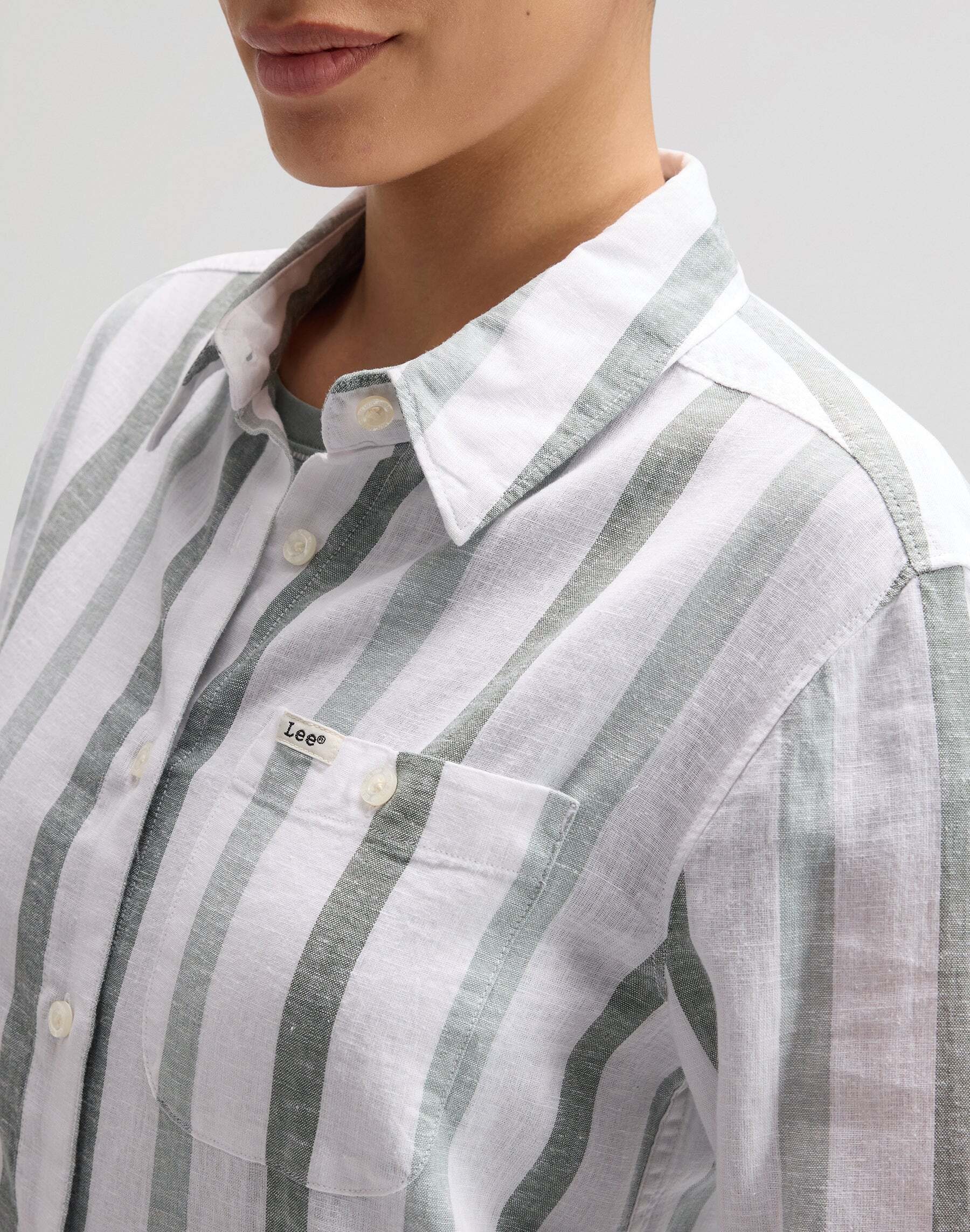 Lee® Langarmbluse »Lee Leinenhemd All Purpose«