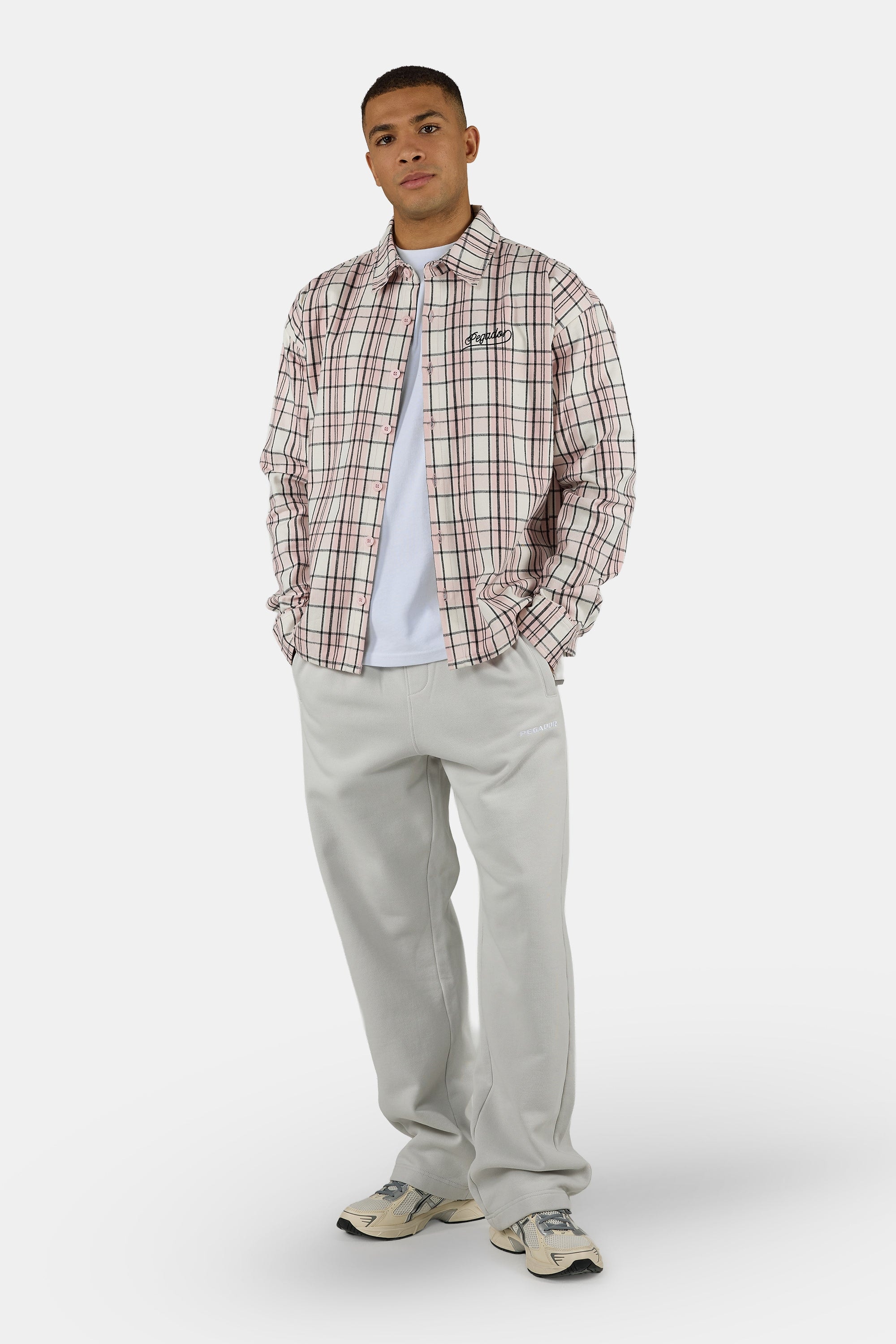 PEGADOR Chemise à manches longues »Soglio Oversized Flannel Shirt« Coton, oversize