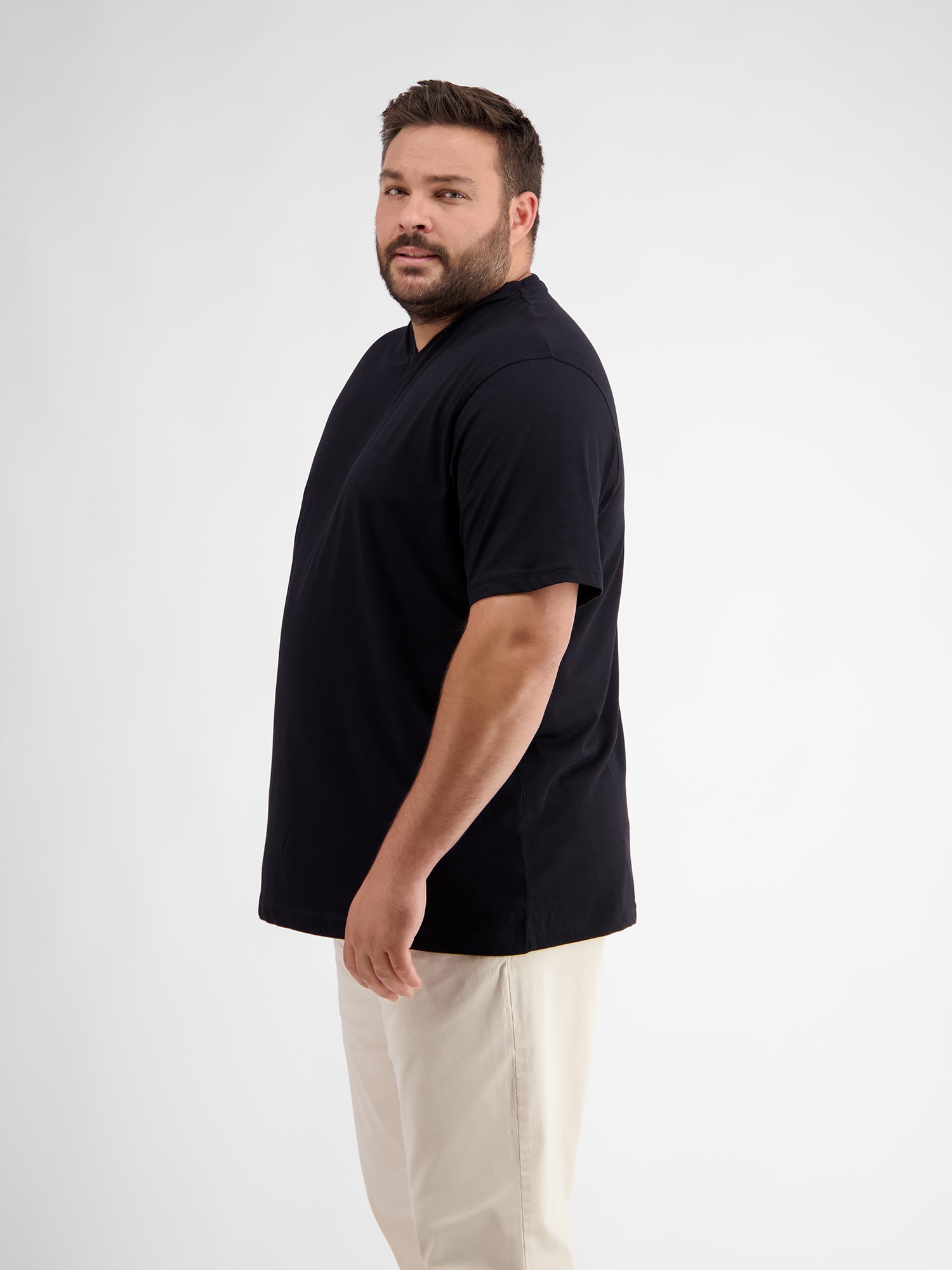 LERROS T-shirt »V-Neck Doppelpack T-Shirt in Premium Baumwollqualität«