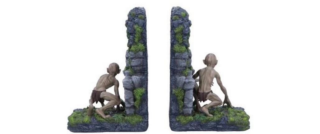 NEMESIS NOW Figurine de merchandising »Herr der Ringe Gollum & Smeagol« Offiziell lizenzierte, handbemalte Buchstützen