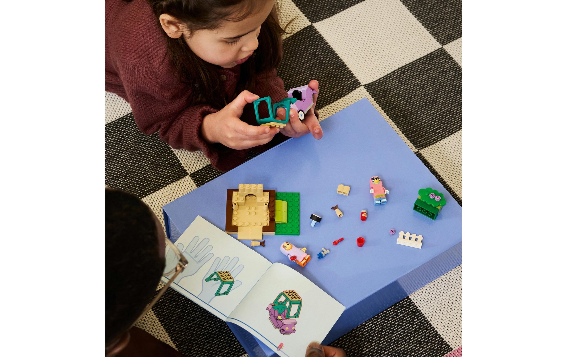 LEGO® Konstruktionsspielsteine »Omas mit Bingo und Bluey (11216), LEGO Bluey« Made in Europe