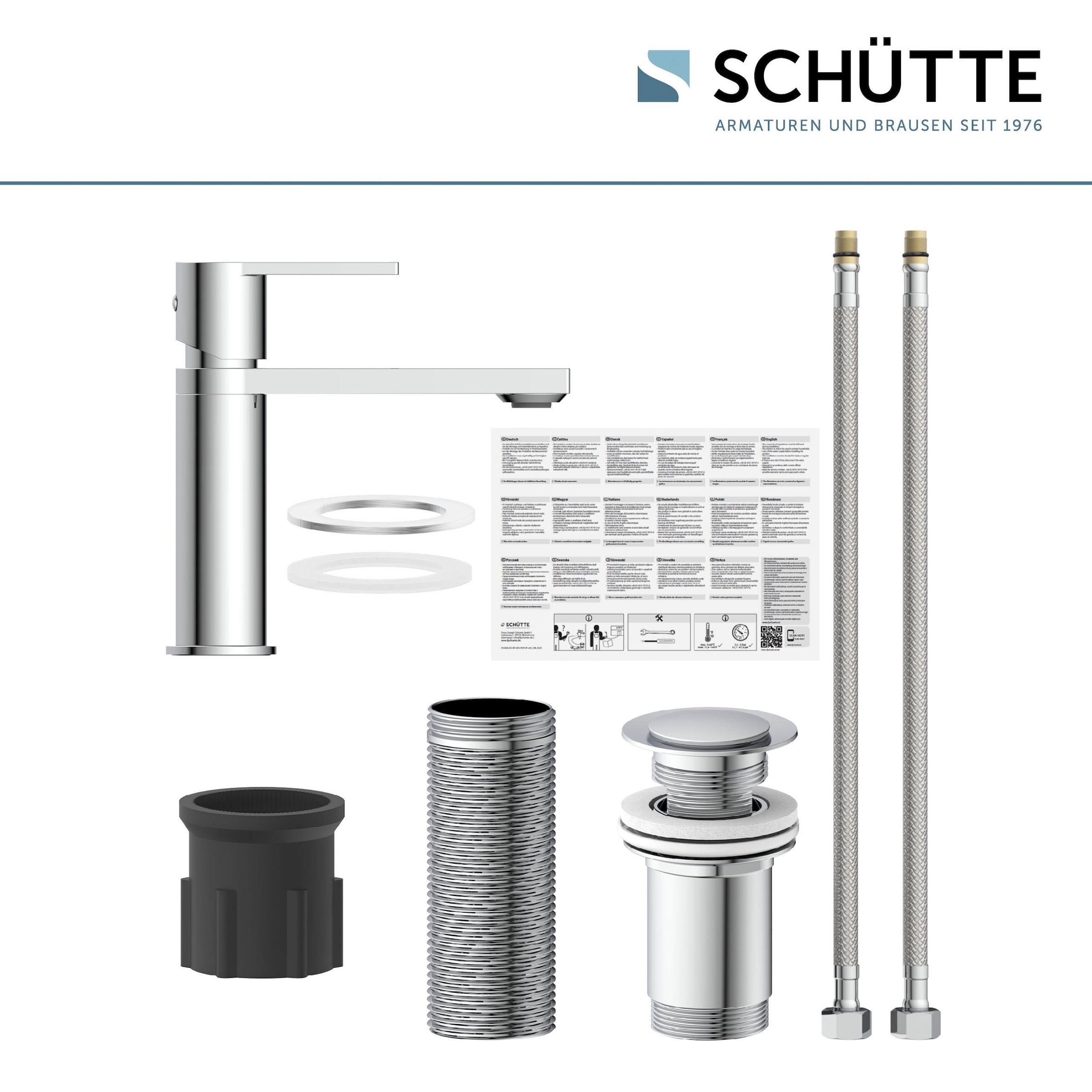 Schütte Robinet de lavabo »MANHATTAN« Protection contre les brûlures, économie d'eau, buse de marque