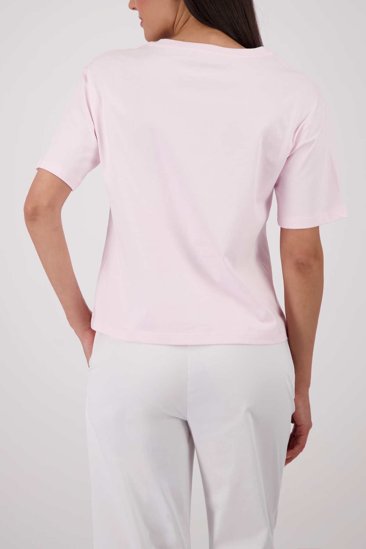 Monari T-shirt »Shirt Druck platziert« Regular fit mit Schriftzug
