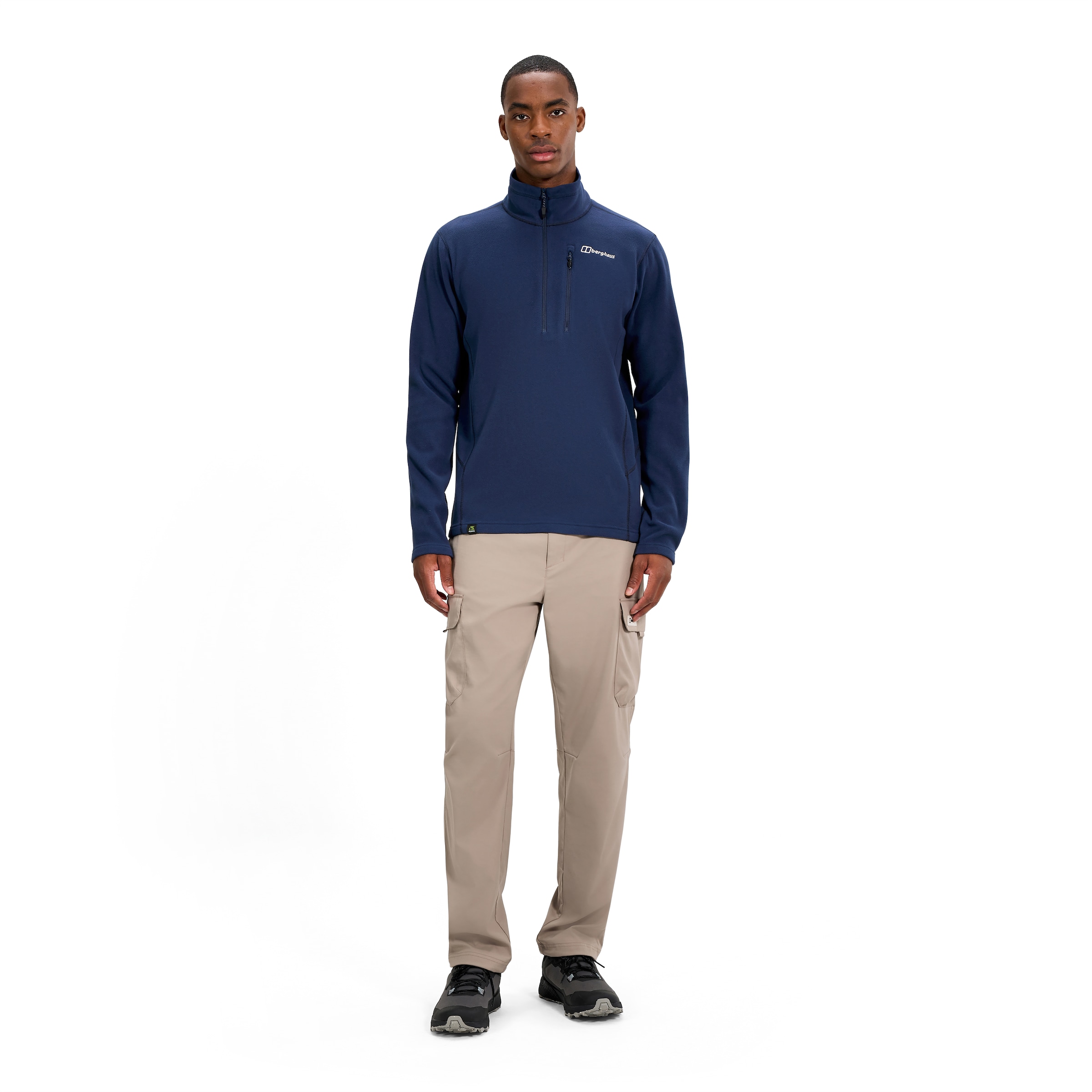 Berghaus Strickfleece-Pullover aus Polyester, mit Half-Zip, aus Polartec® Classic Microfleece