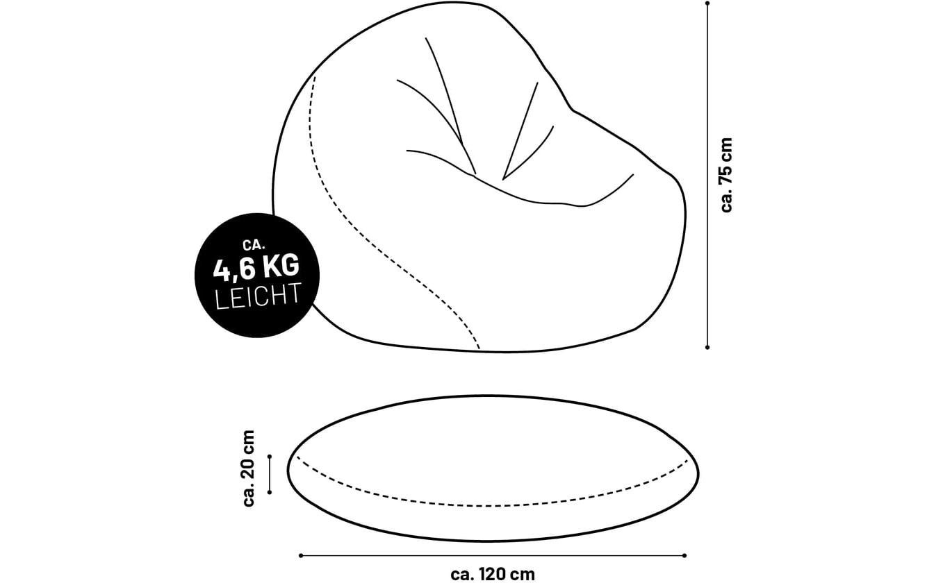 Lumaland Pouf »2 in 1 300 l«