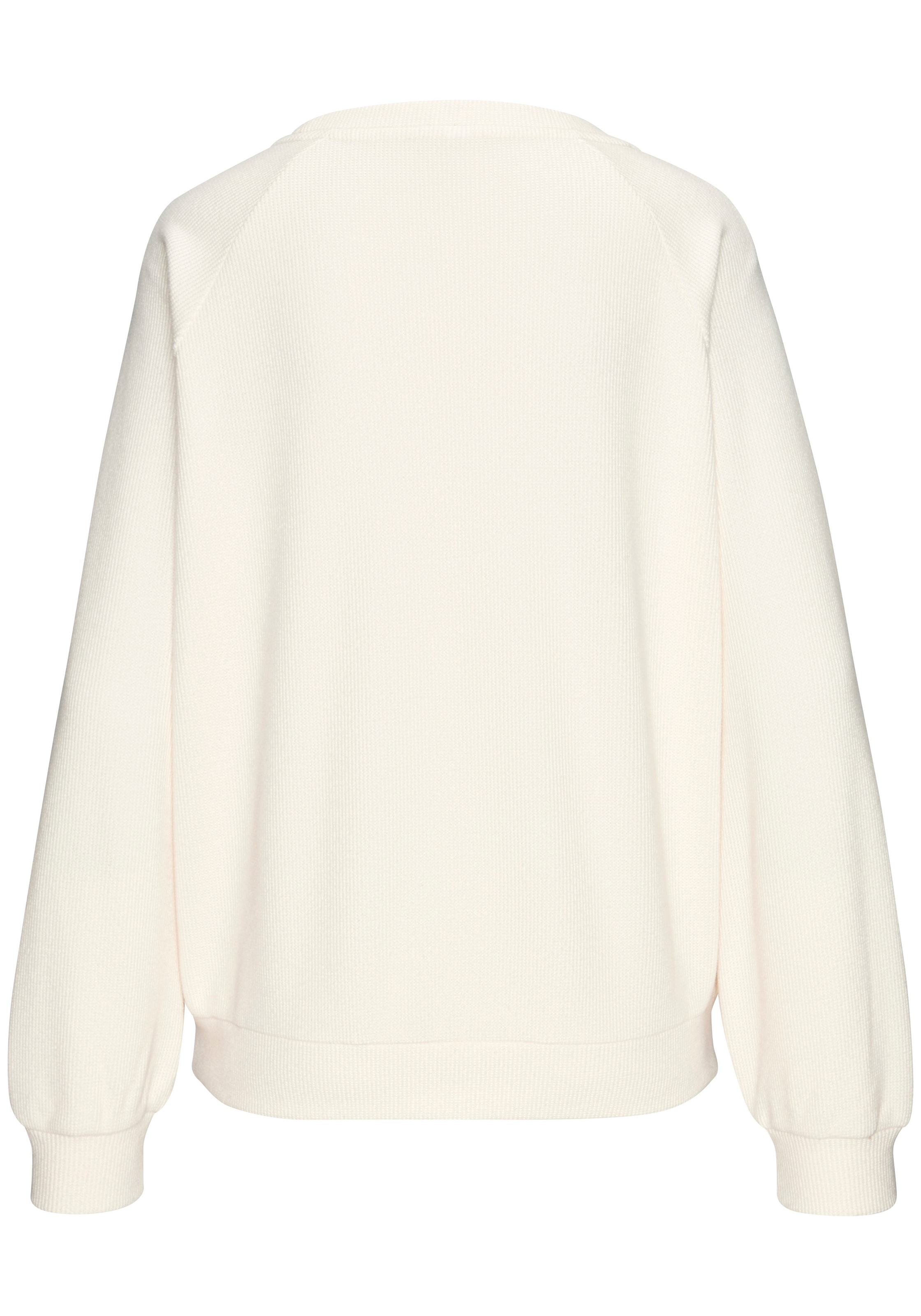 LASCANA Sweat-shirt , en piqué tendance
