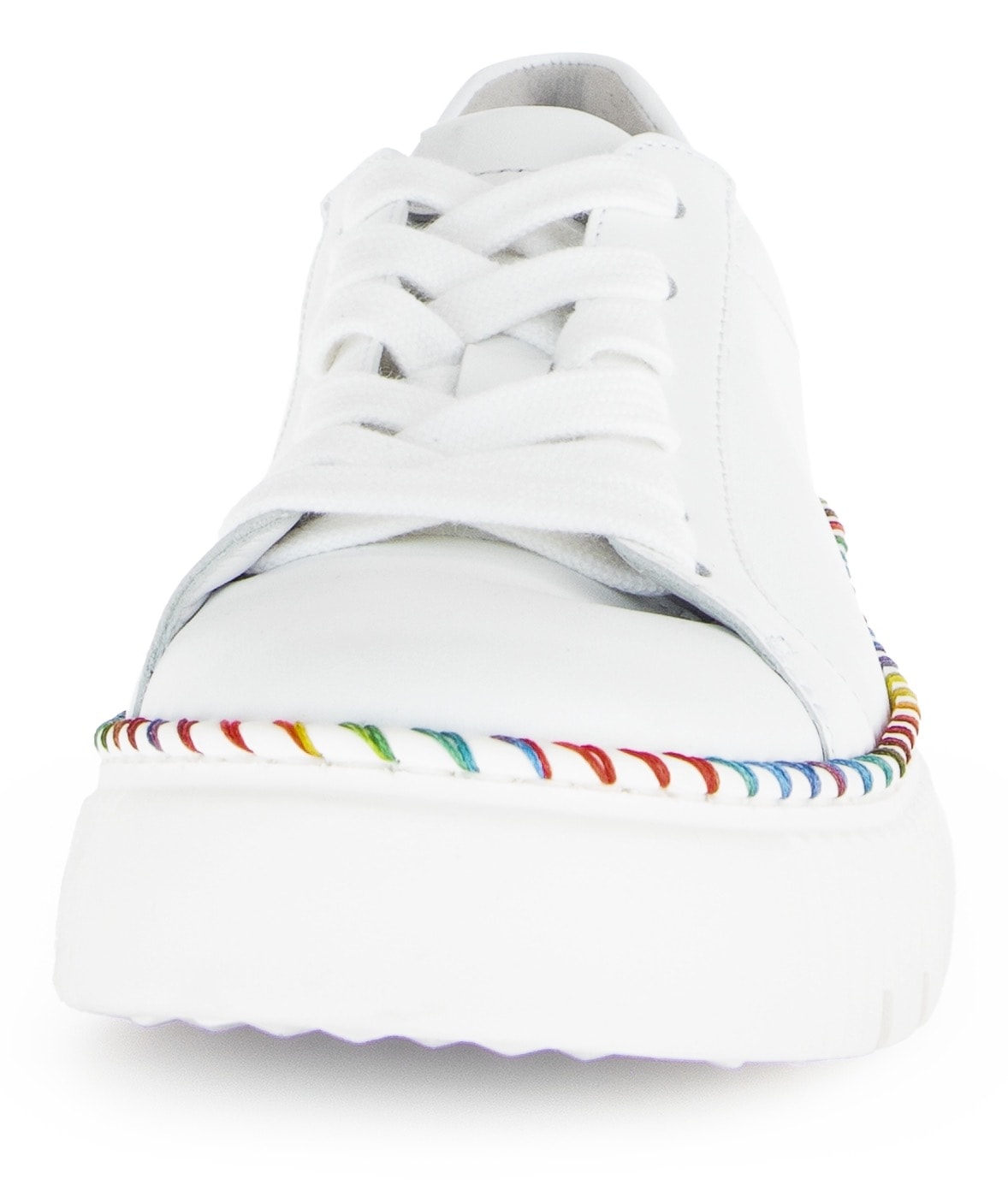 Gabor Baskets à plateforme  , Freizeitschuh, Halbschuh, Schnürschuh mit Kontrast-Rahmennaht