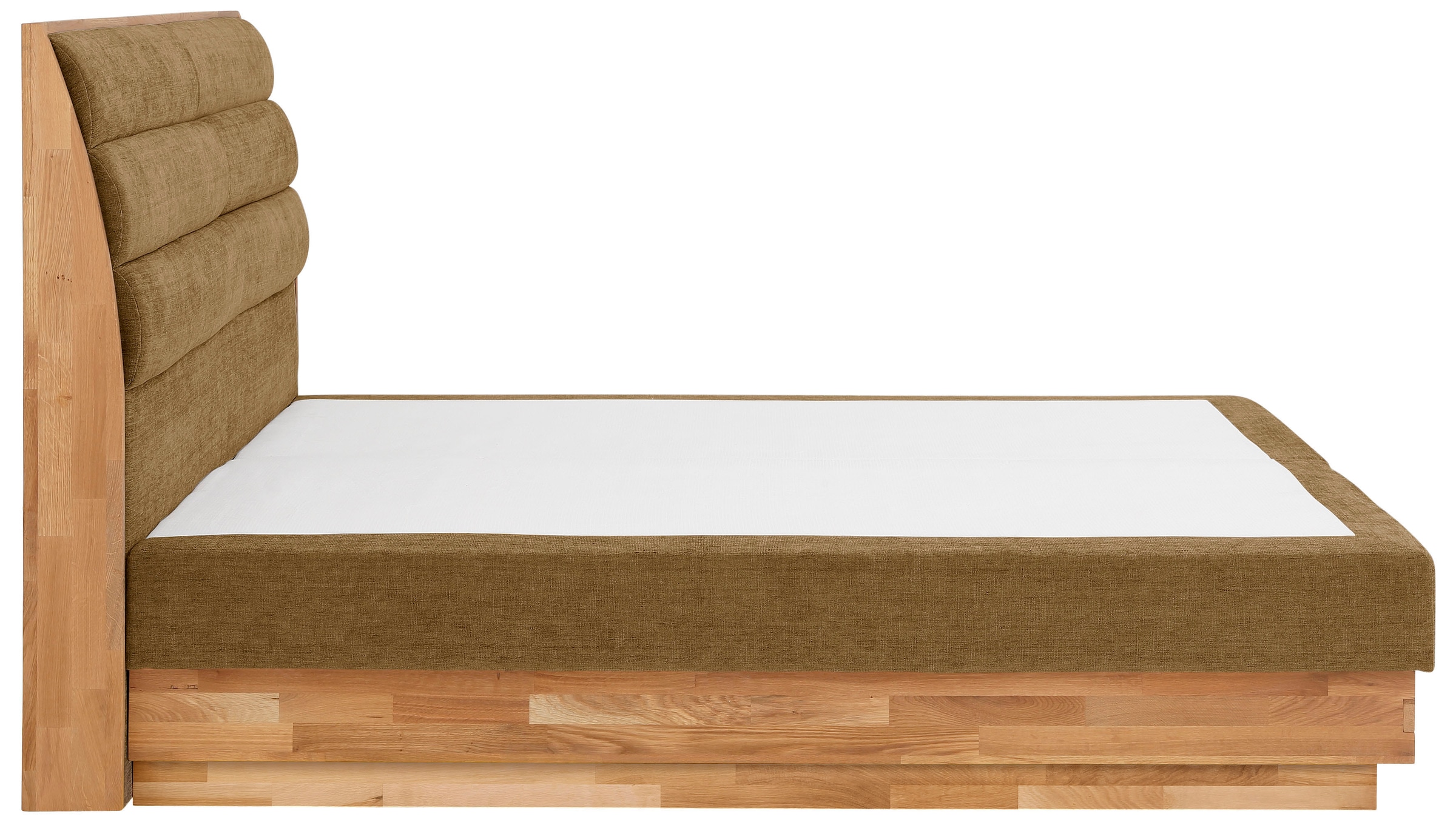 GOODproduct Boxspringbett »Jenna« ohne LED-Beleuchtung, mit zertifizierten, recycelten Bezugsstoffen