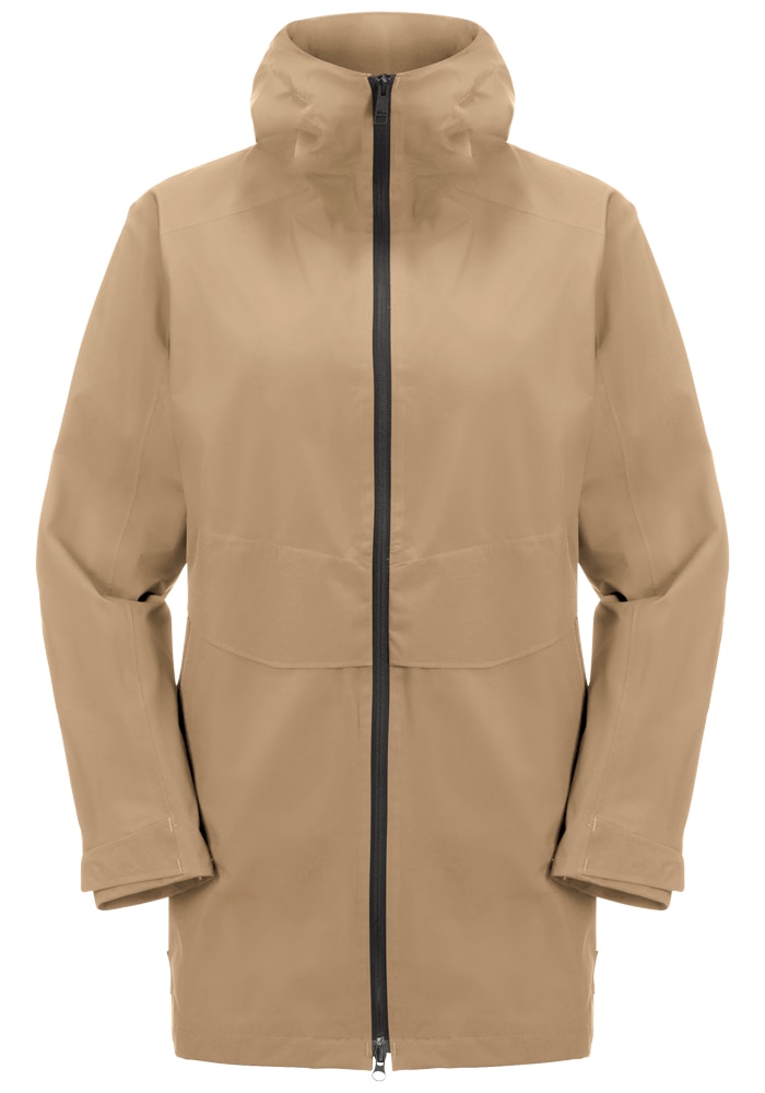 Jack Wolfskin Veste longue »MAINKAI LONG JKT W« mit Kapuze