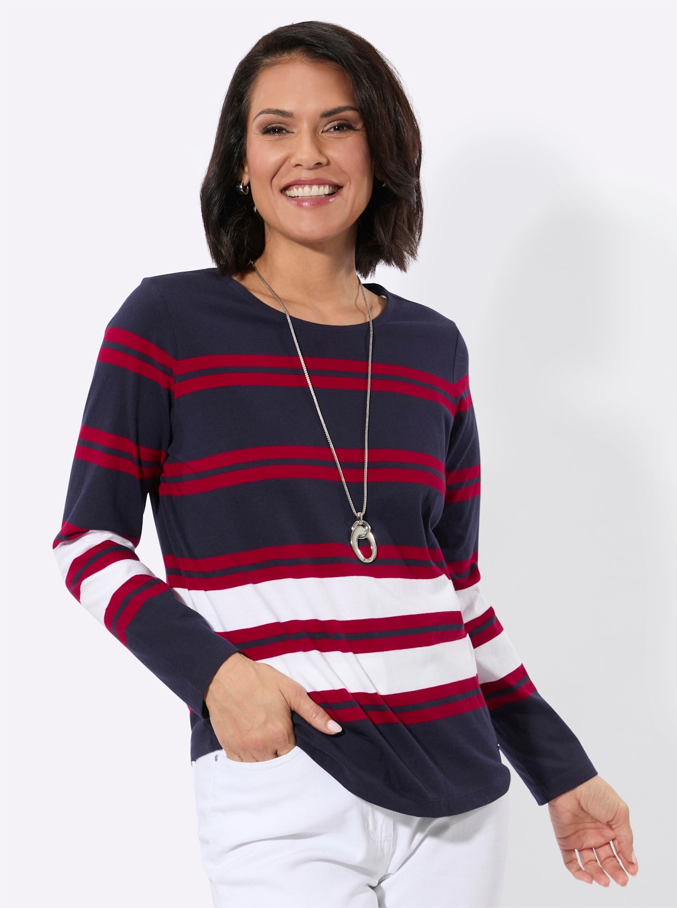 Casual Looks Print-Shirt »Druck-Shirt« 1
