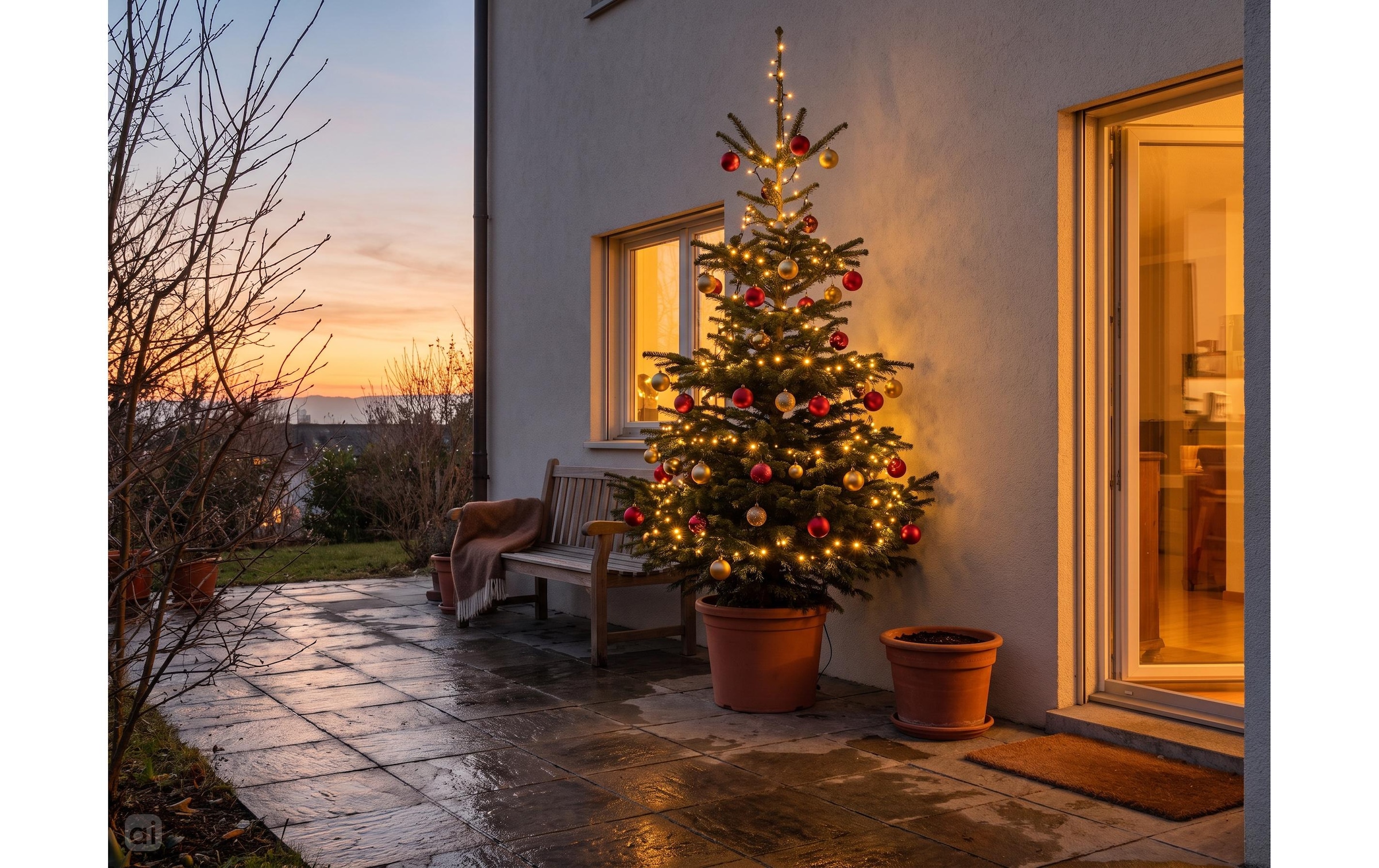 Cocon Guirlande lumineuse »Christbaumbeleuchtung, 1000 LEDs Warmweiss, 25 m«