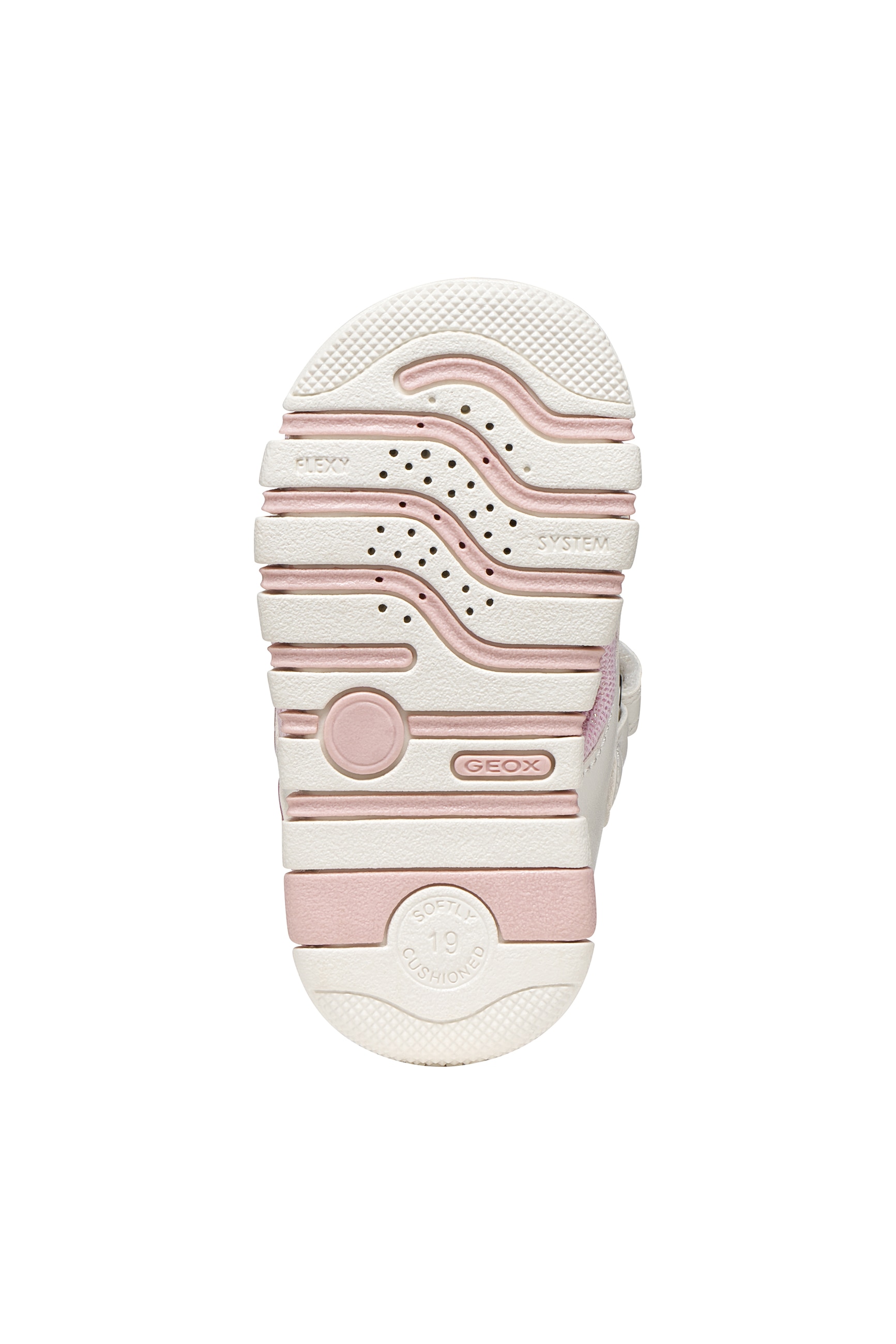 Geox Lauflernschuh »B SANDAL IUPIDOO GIR«  Babyschuh mit Aufnäher, Grössenschablone zum Download