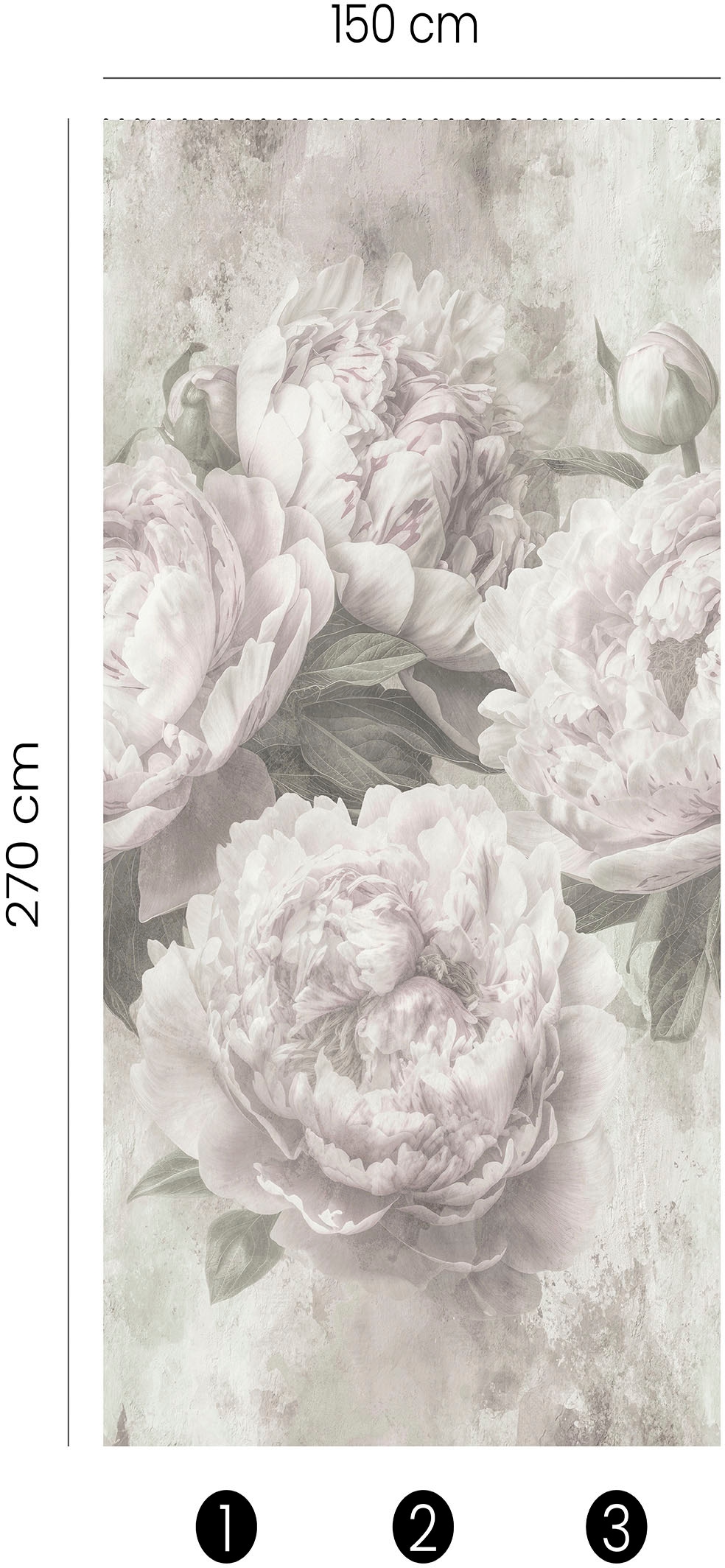 Fashion for walls Fototapete »Snow White« gemustert glatt Phthalate frei