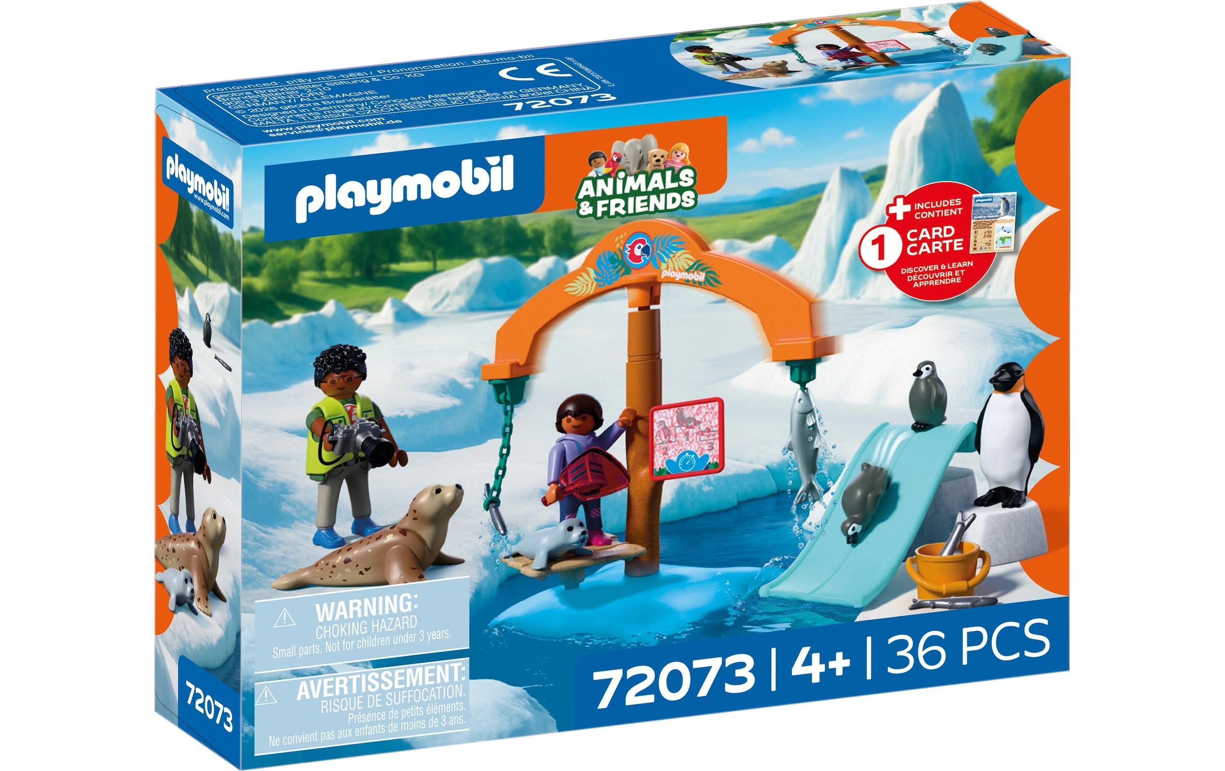 Playmobil® Konstruktions-Spielset »Zoo: Eis-Expedition (72073), Animals & Friends«