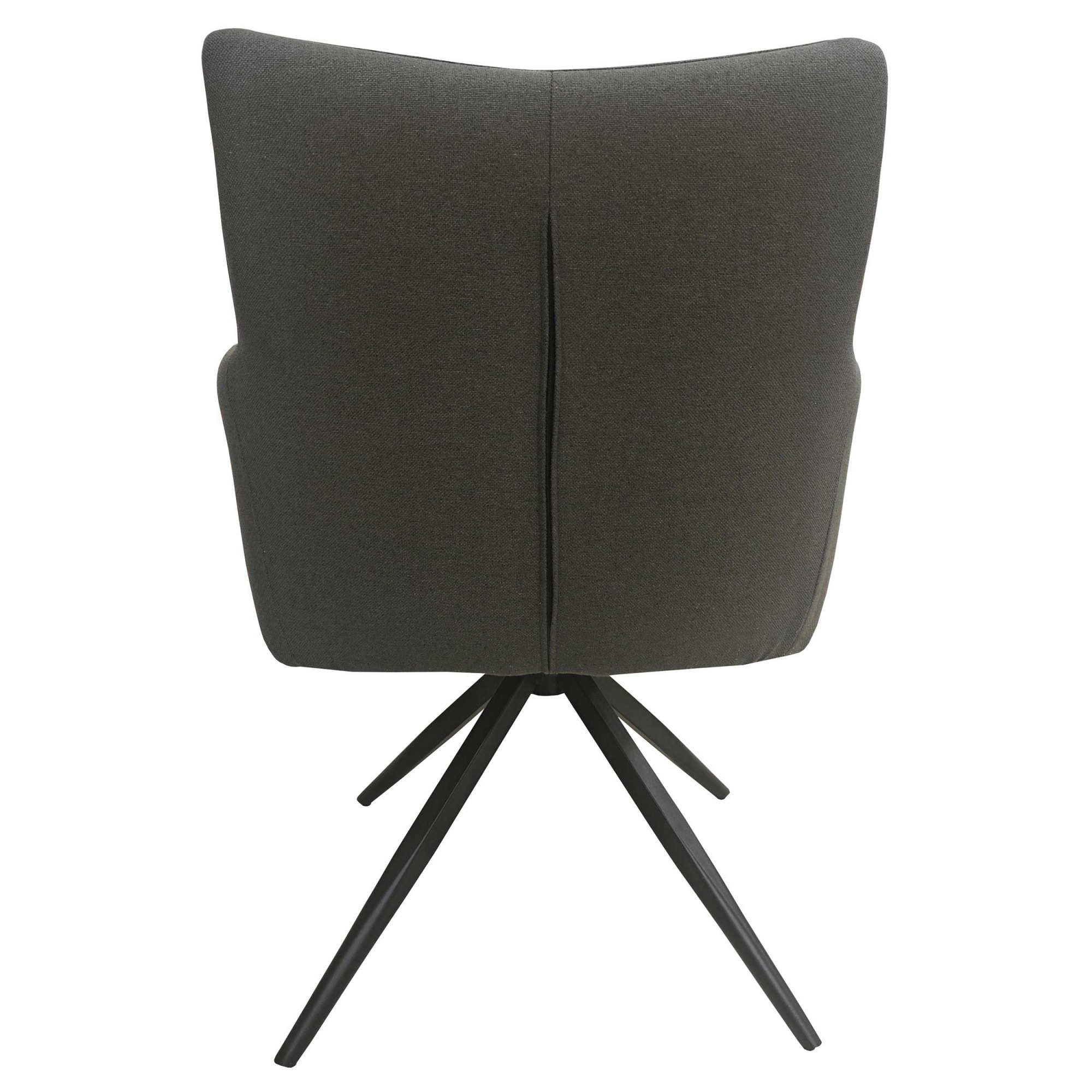 GOODproduct Chaise de salle à manger »Chiani« () 2 cuisRetour automatique à 180°, dossier, accoudoirs et assise rembourrés