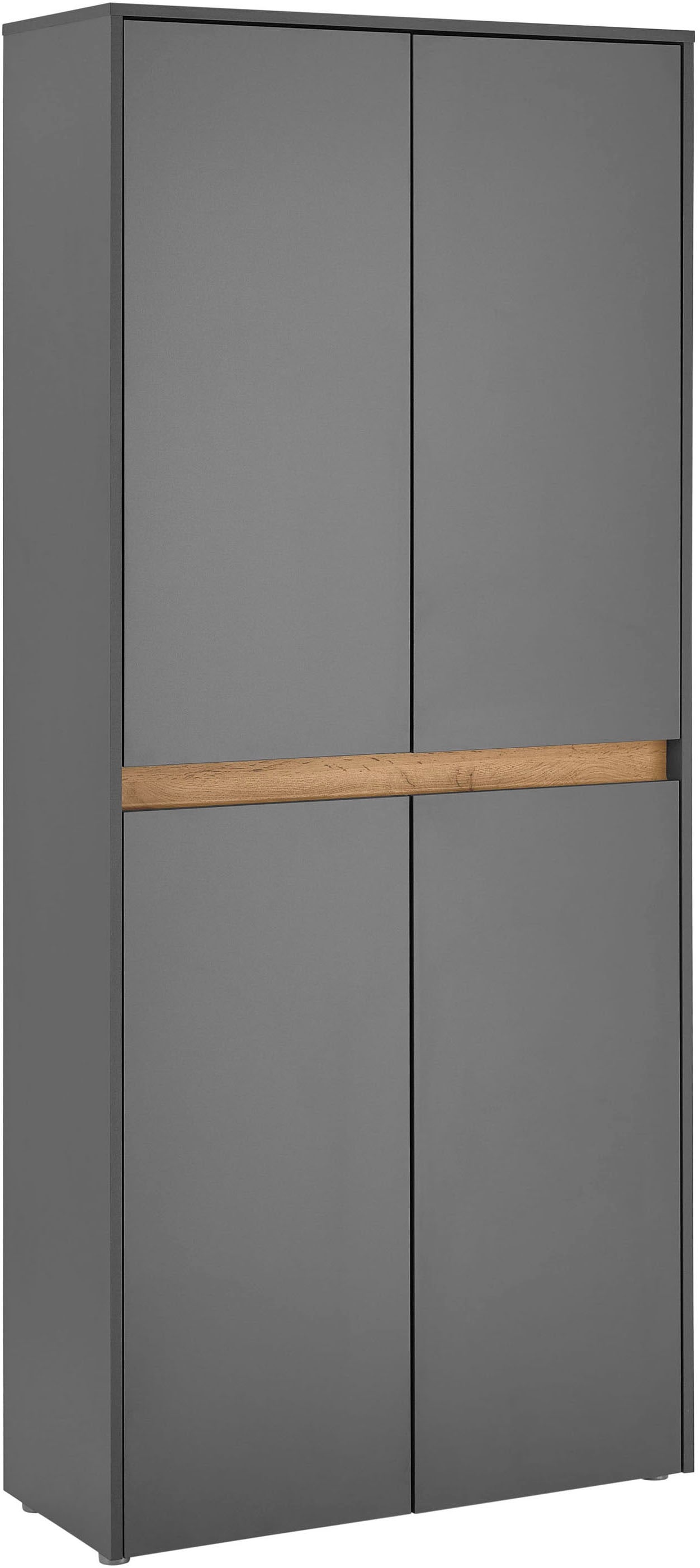 Home affaire Armoire à chaussures »City/Giron, modernes Schuhregal, Schrank für 32 Schuhe, Schuhkommode« huit compartiments à chaussures, beaucoup de rangement, 93 cm de large