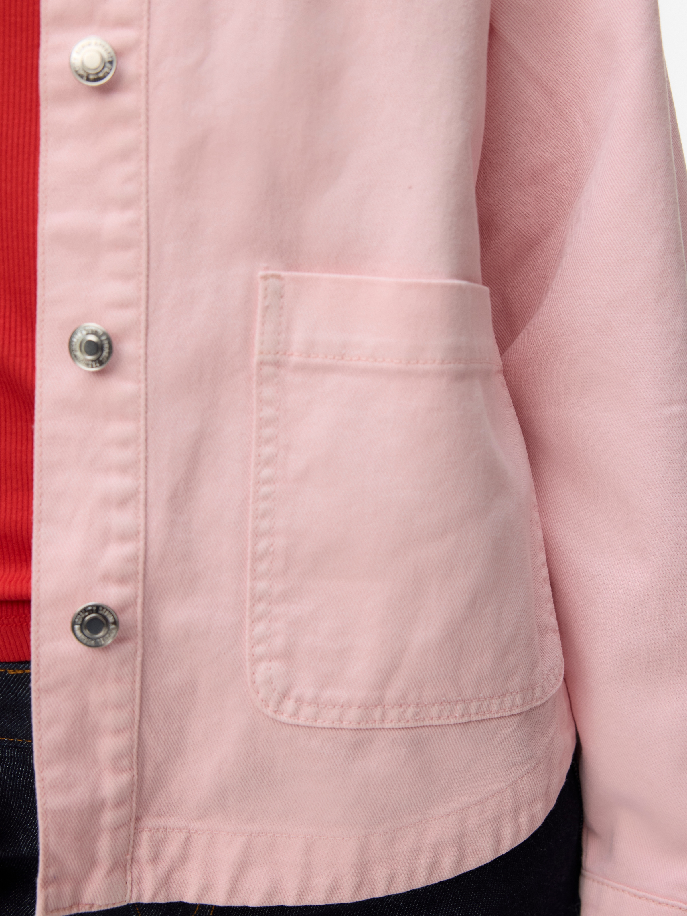 Vero Moda Veste en jean »VMJAMIE LS DENIM SHACKET MIX NOOS« mélange de coton