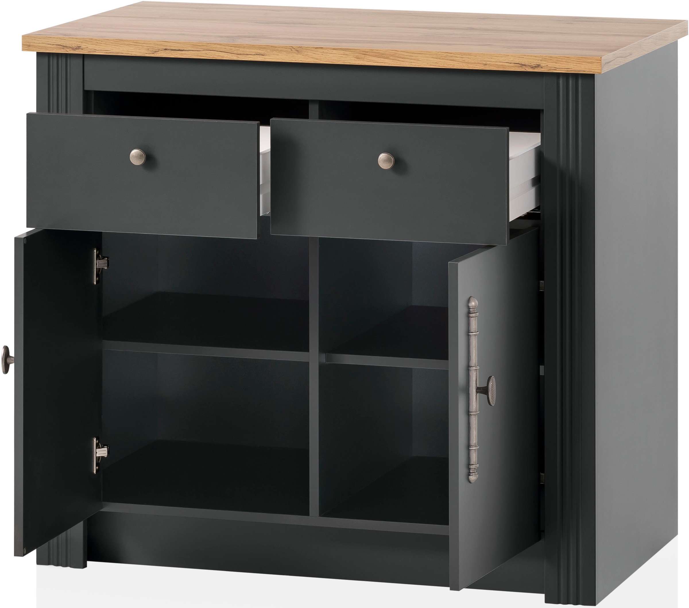 KOCHSTATION Unterschrank »KS-Westminster« im romantischen Landhausstil, Breite 100 cm, exclusiv by Otto