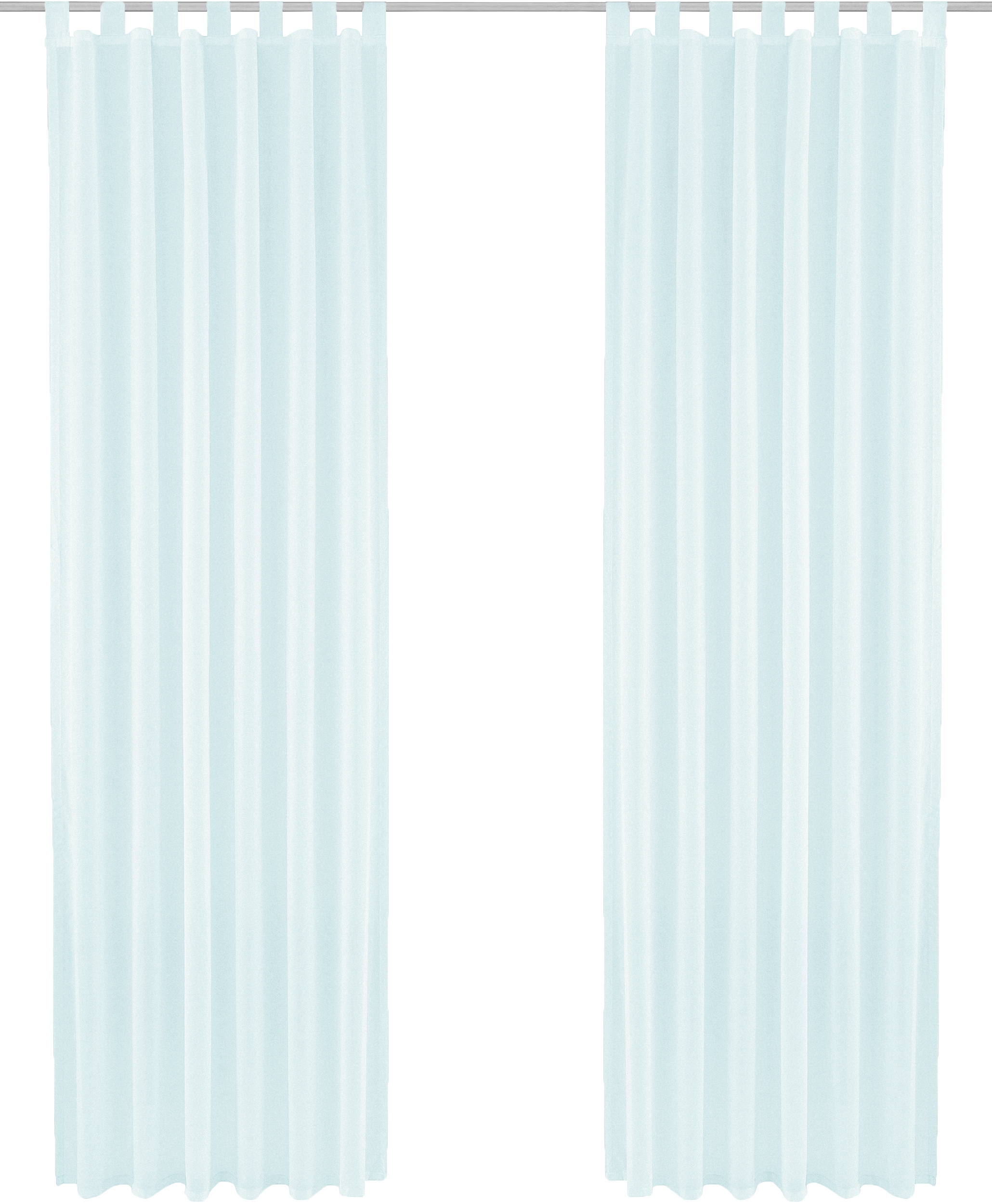 GOODproduct Gardine »XANA« Schlaufen 1 Stk. tlg. Bestseller, einfarbig, 1 Schal, pflegeleicht, preiswert!