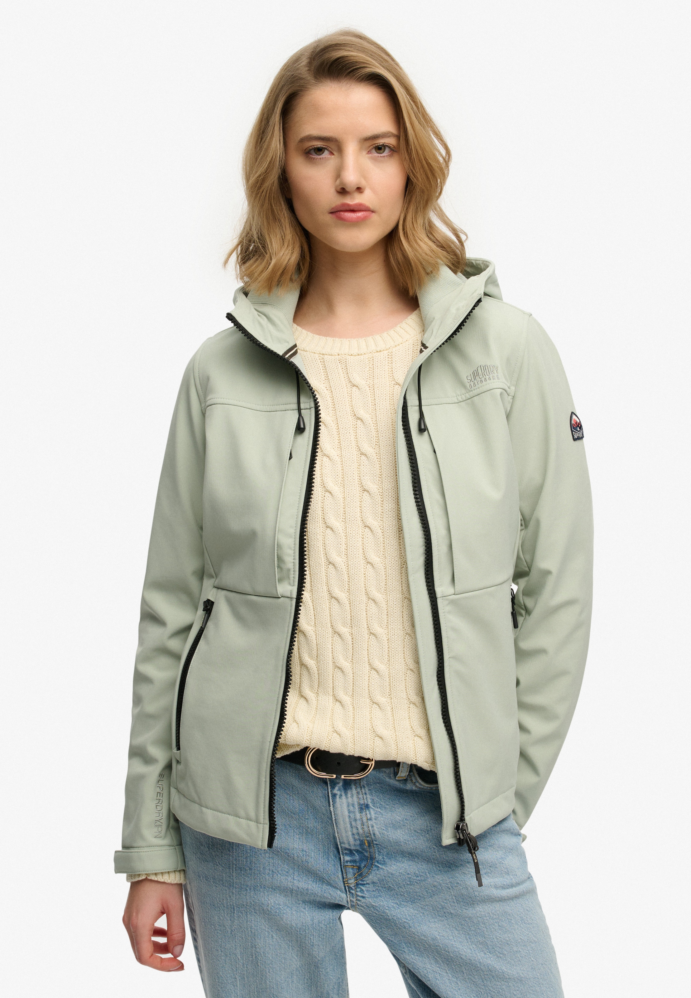 Superdry Outdoorjacke »HOODED CLASSIC TREKKER JACKET« mit Kapuze