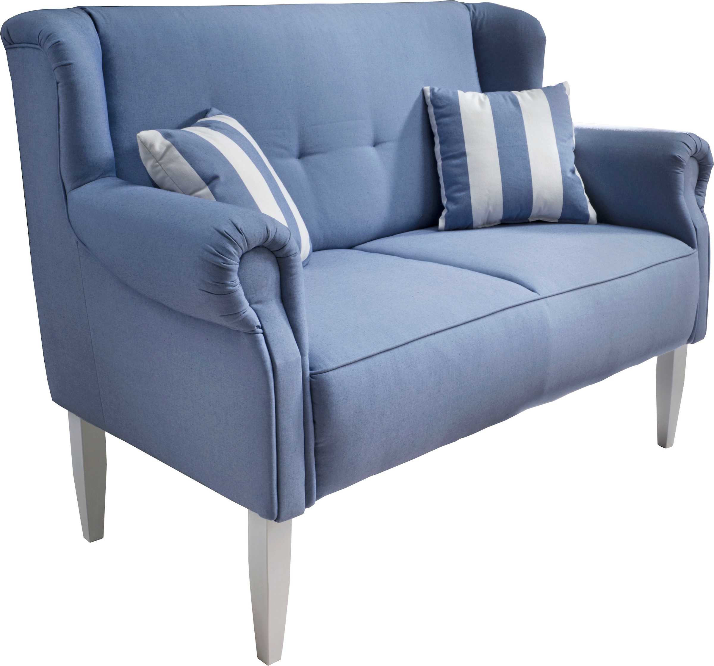 Home affaire Küchensofa »Moro« inkl. 2 Stk. Zierkissen gestreift, verschiedenen Stoffe und Farben