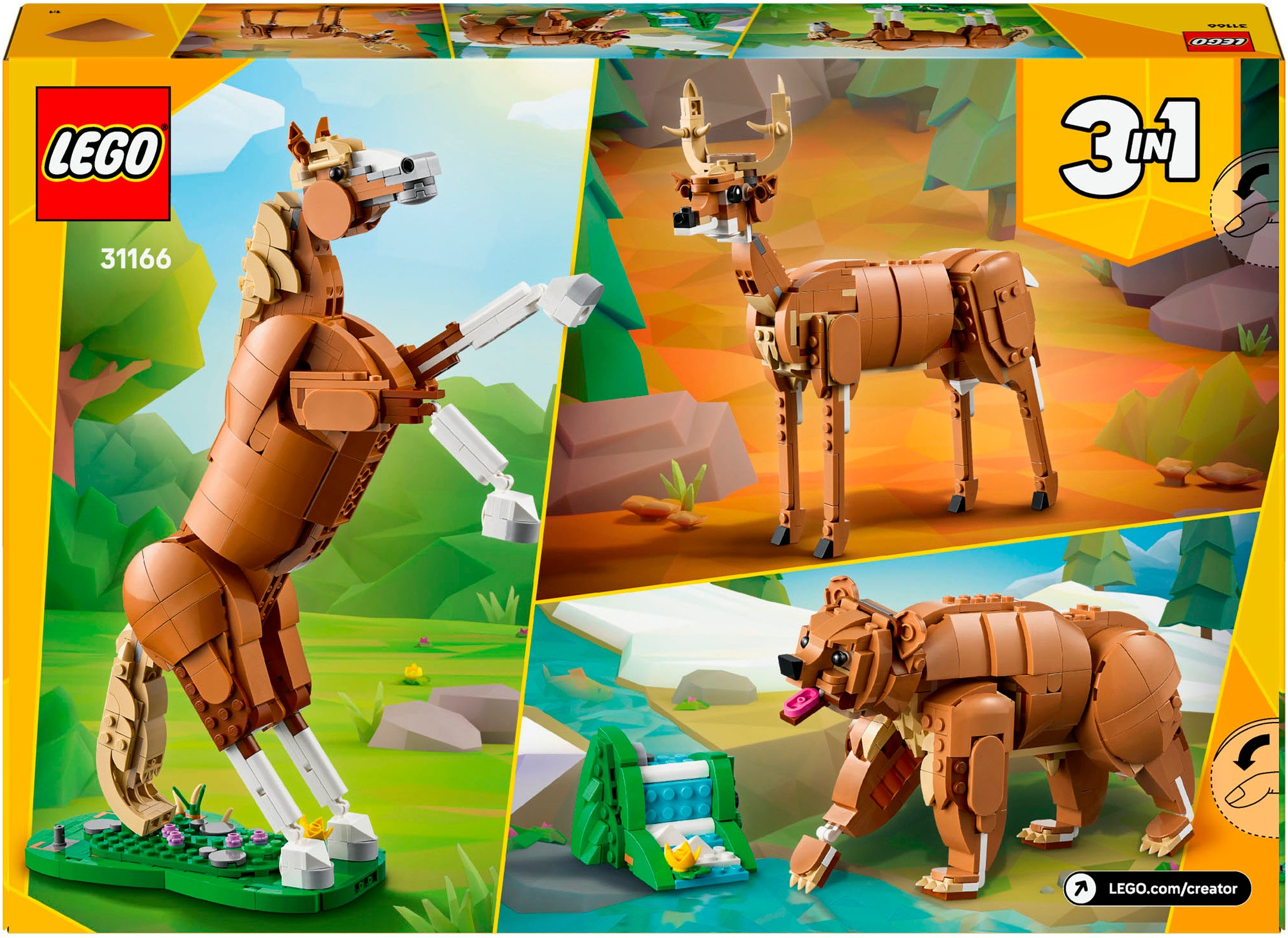 LEGO® Pions de construction »Prächtiges Ross (31166), LEGO LEGO Creator« Made in Europe