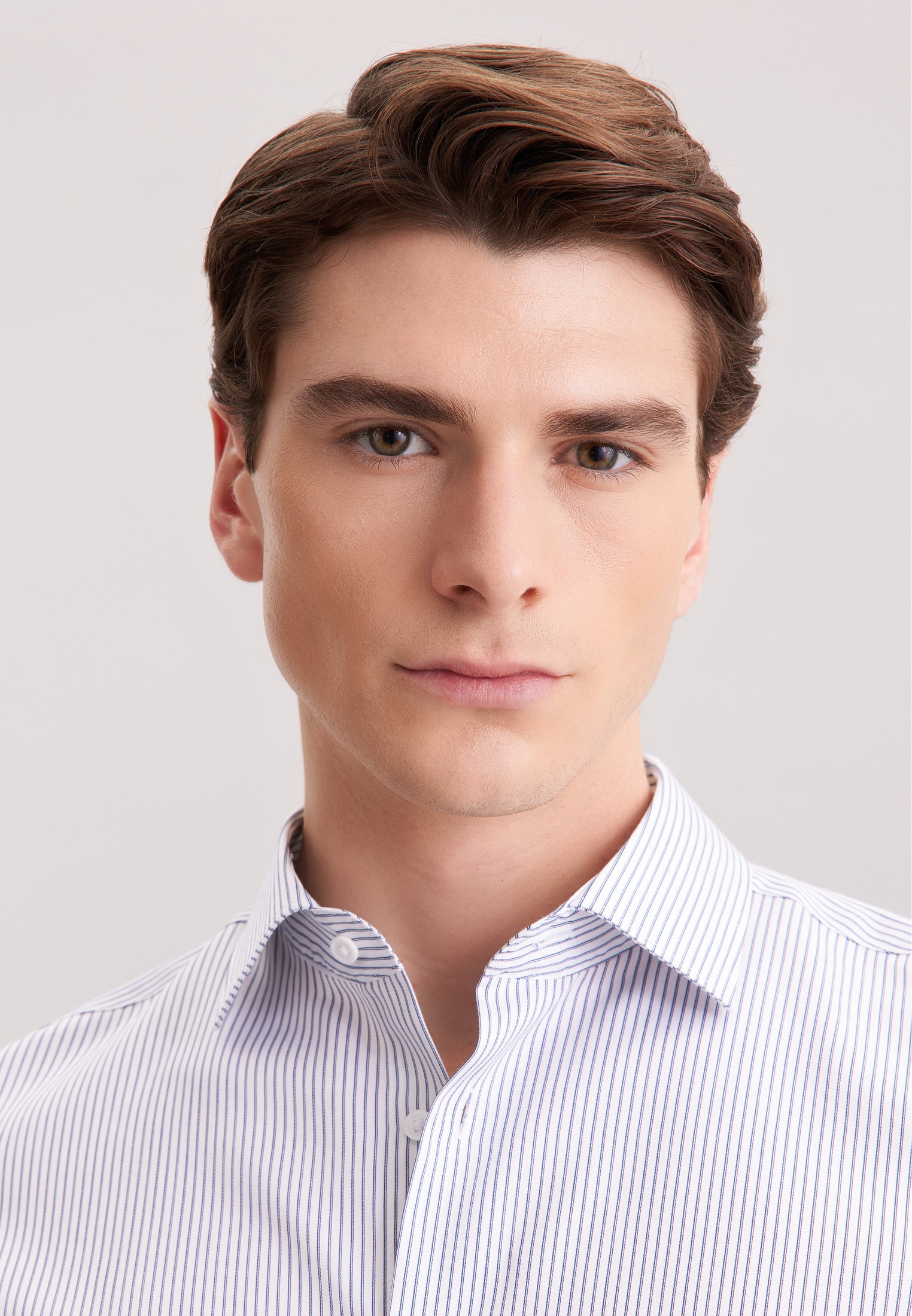 seidensticker Chemise d'affaires »Schwarze Rose« Slim 1/1 Kentkragen Gestreift