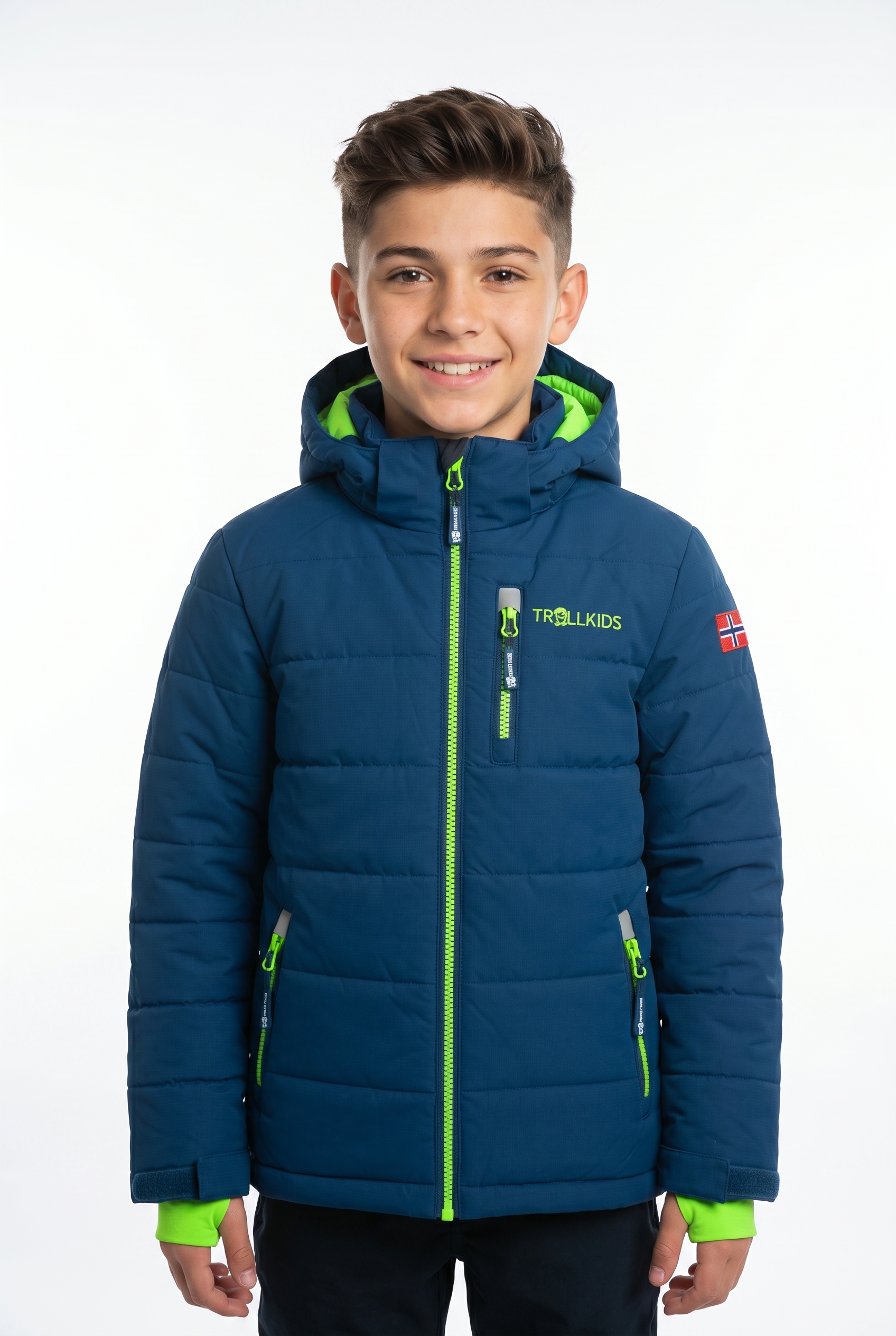TROLLKIDS Veste d'hiver »KIDS HEMSEDAL SNOW JACKET XT« mit Kapuze Winterjacke