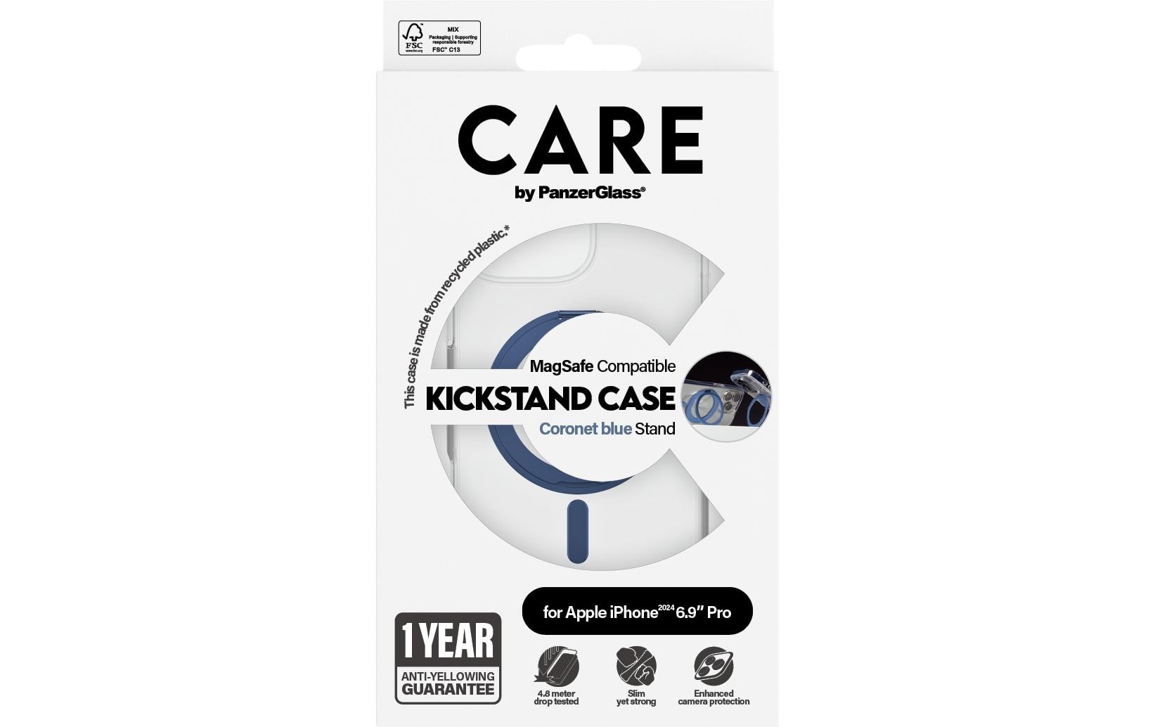 CARE by PanzerGlass Backcover »Feature Kickstand iPhone 16 Pro Max« iPhone 16 Pro Max