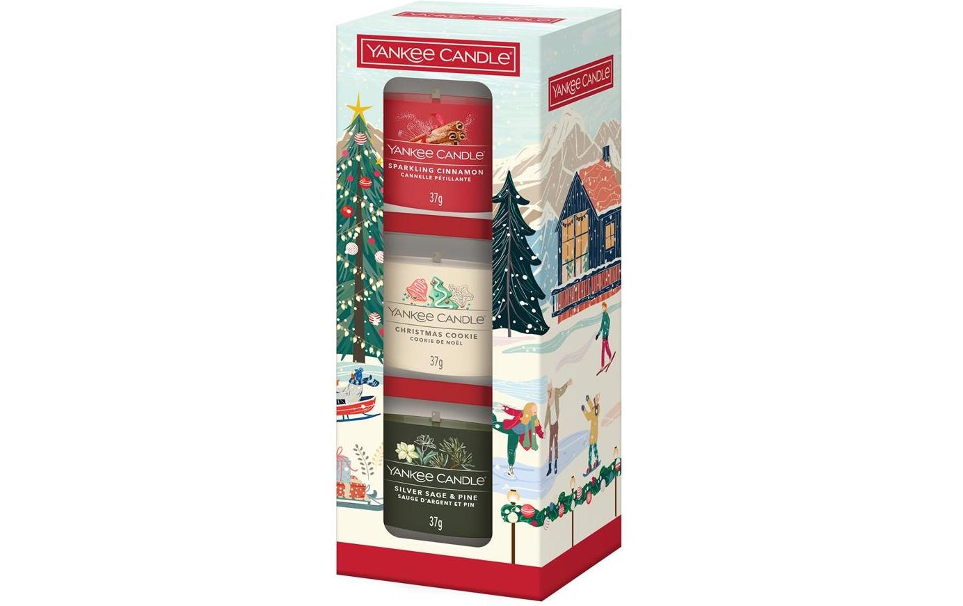 Yankee Candle Duftkerze »Kerzenglas Après Ski 3 x 37 g«