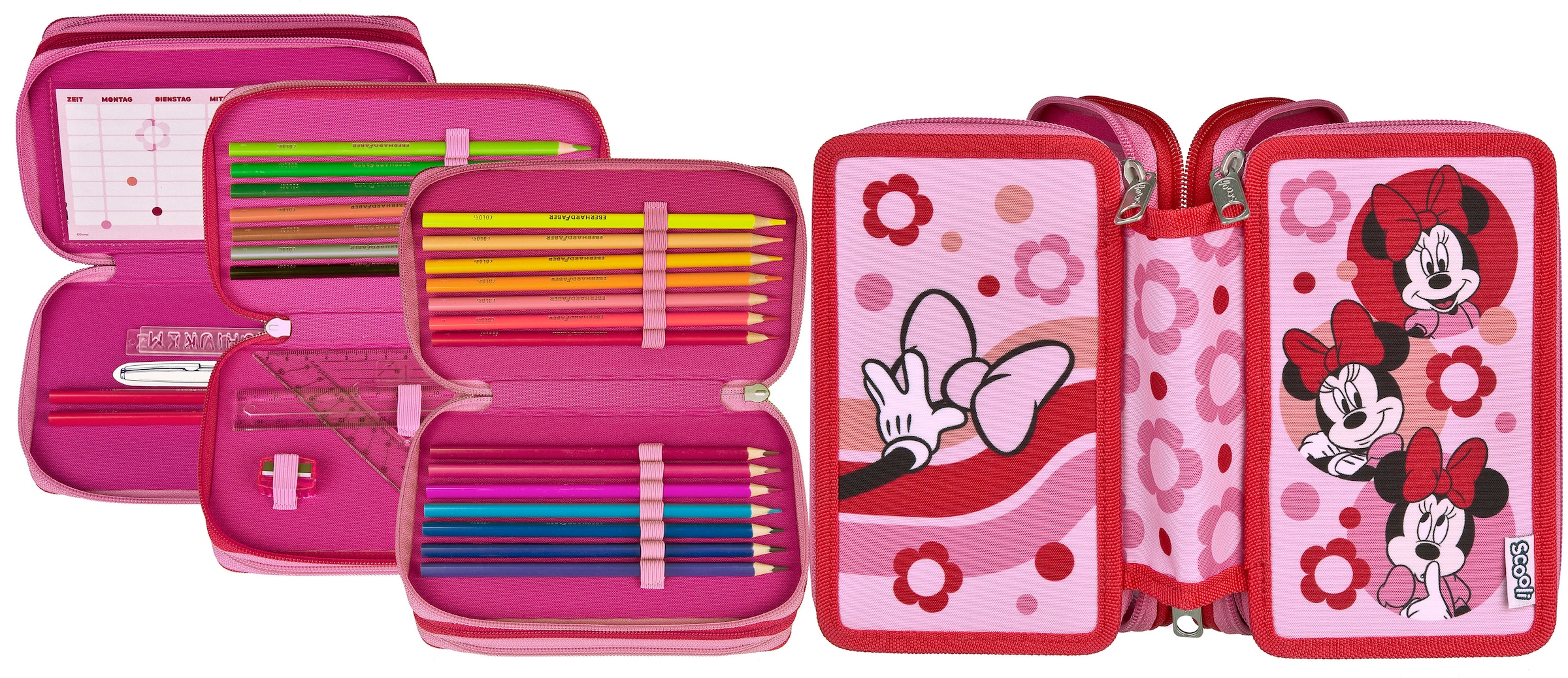Scooli Trousse à crayons »Tripledecker«